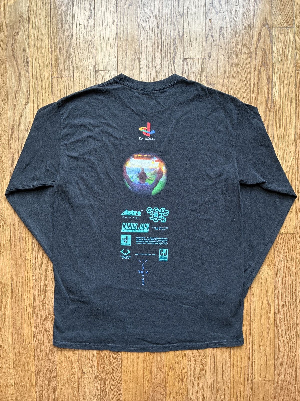Travis Scott Travis Scott Cactus Jack Fortnite PlayStation Tee Sz S Size US S / EU 44-46 / 1 - 1 Thumbnail