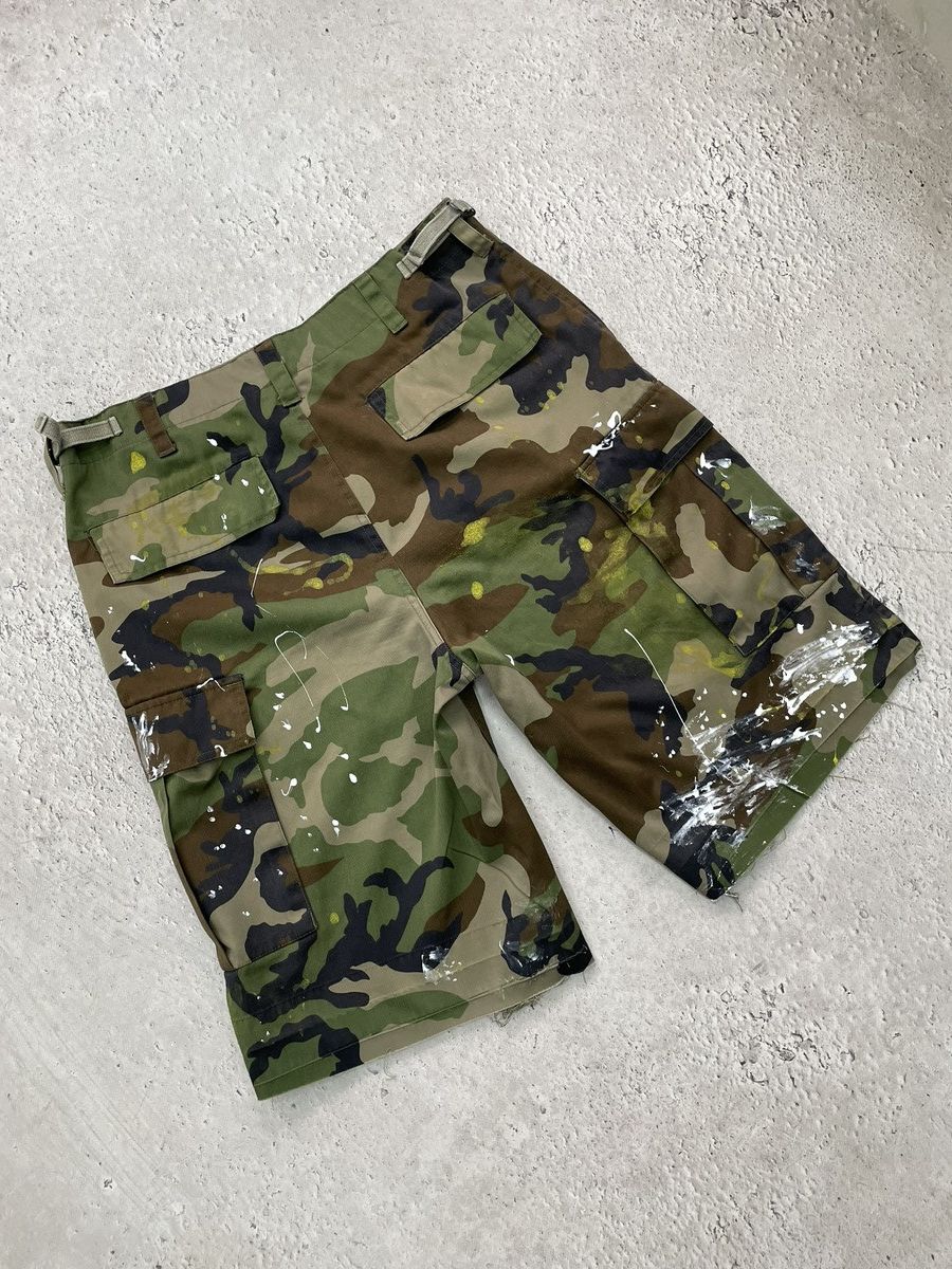 Carhartt Cargo 90s baggy wide leg shorts pained Gallery Dept style Size US 34 / EU 50 - 11 Thumbnail