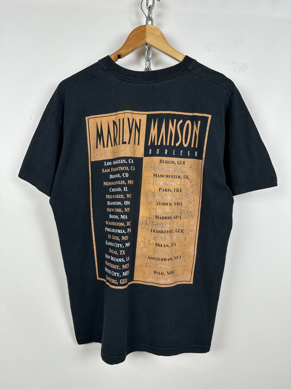 Band Tees 2003 Vintage Marilyn Manson The Golden Age of Grotesque Size US L / EU 52-54 / 3 - 2 Thumbnail