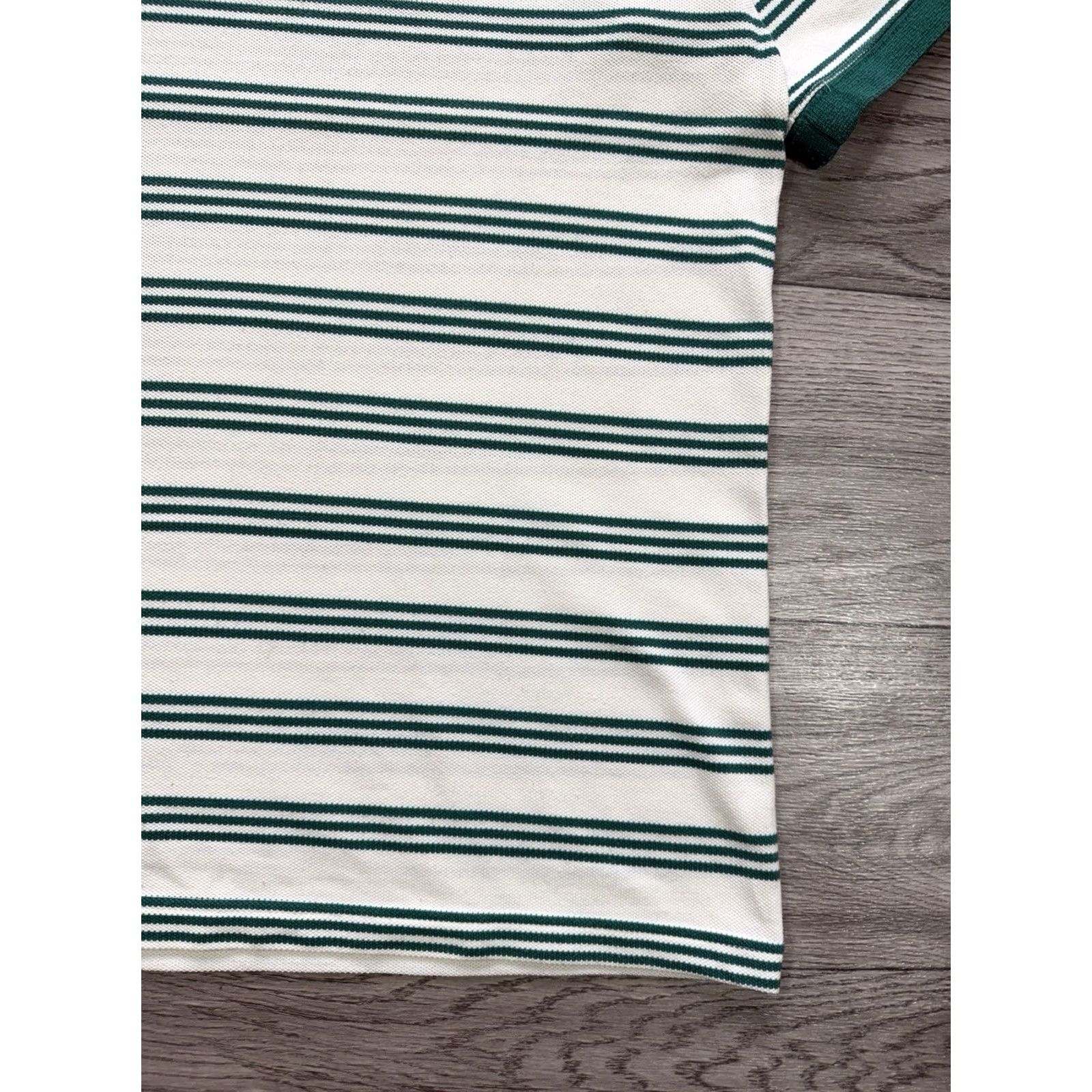 Adidas Adidas Equipment Vintage 90s Striped Short Sleeve T-Shirt White Green Size L Mens T-Shirt Size US L / EU 52-54 / 3 - 7 Thumbnail
