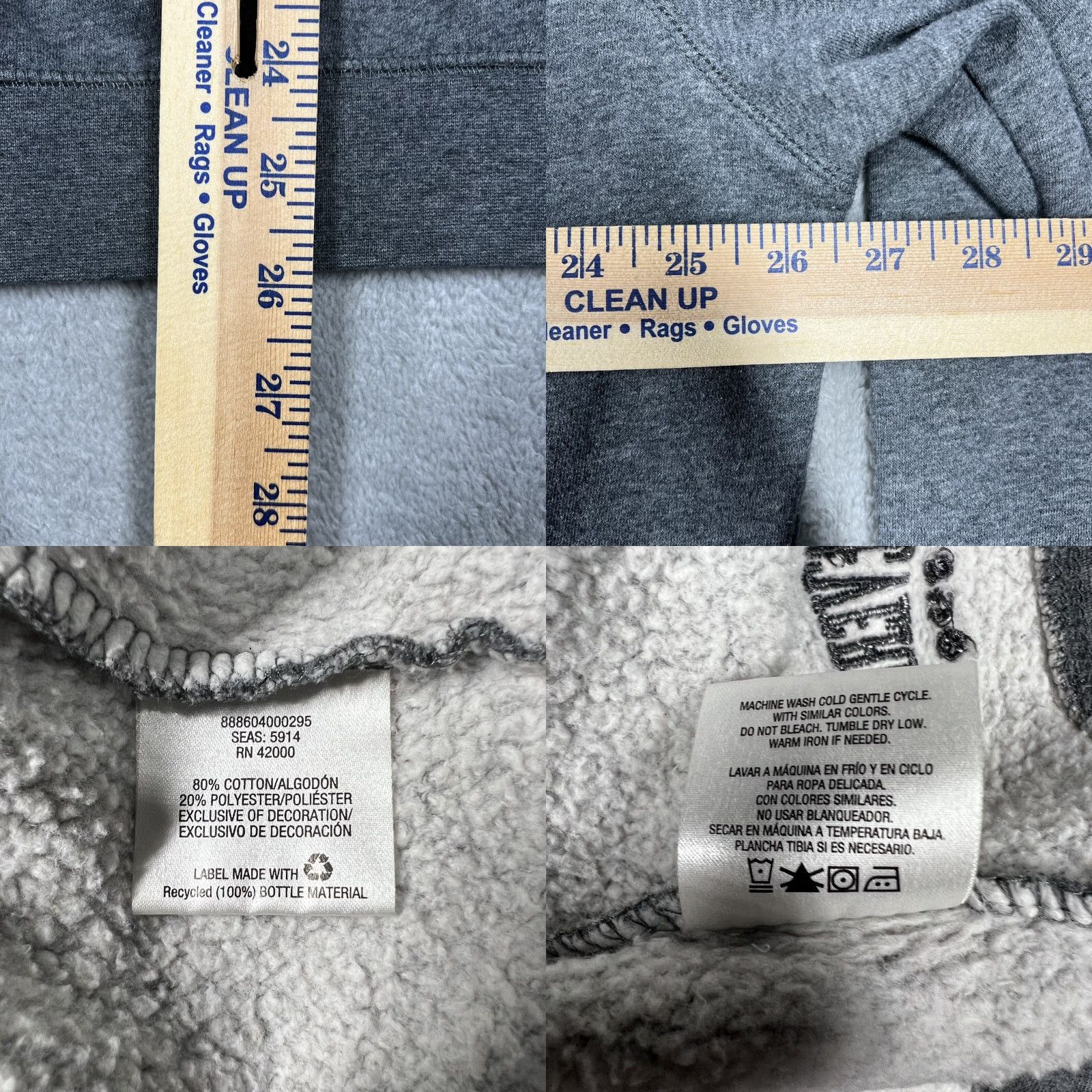Everlast Everlast Sweater Crewneck Men's XL Dark Heather Gray - Minor Flaw Embroidered Logo Boxing Pullover Cotton Polyester Winter Casual Size US XL / EU 56 / 4 - 9 Thumbnail