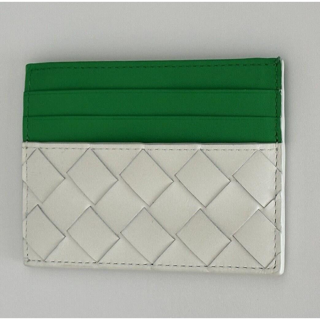 Bottega Veneta o1n1vont0824 Size: OS / 635057 Card Case in White/Green Size ONE SIZE - 2 Thumbnail