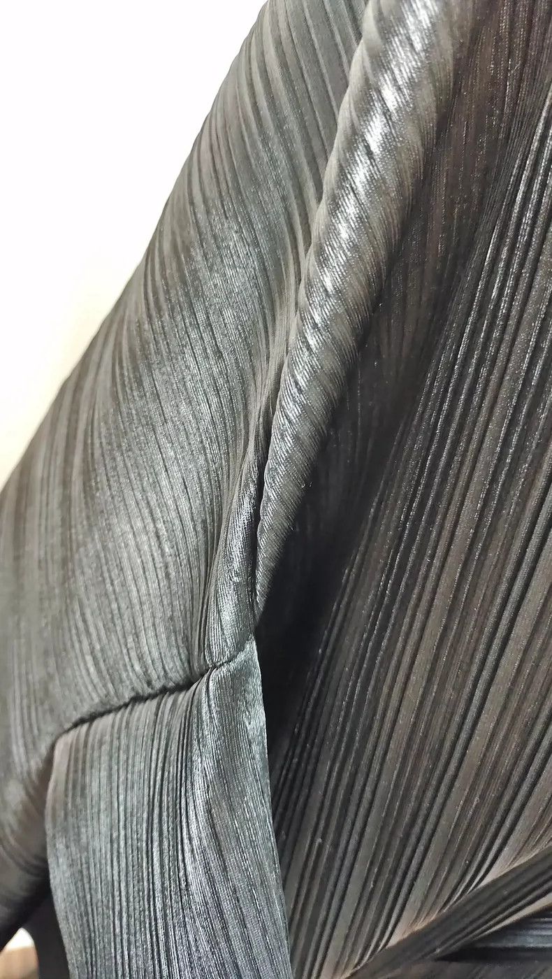 Issey Miyake Issey Miyake size:one size Black horizontal striped grand Size XS / US 0-2 / IT 36-38 - 4 Thumbnail