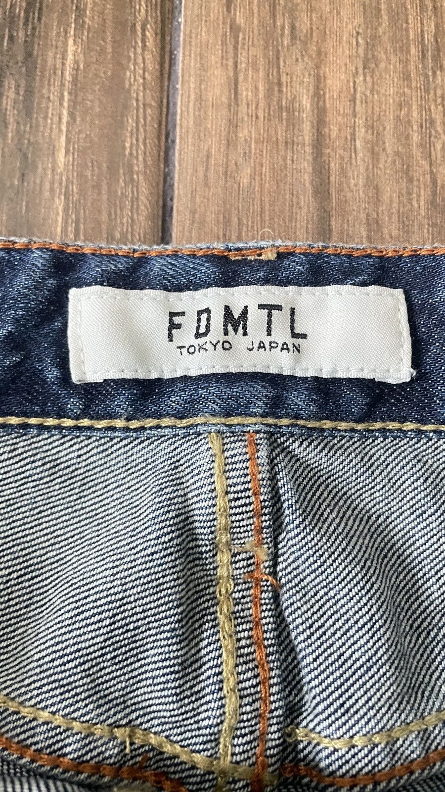 FDMTL FDMTL CLASSIC FIT BORO PATCHWORK DESIGN SELVEDGE DENIM Size US 32 / EU 48 - 8 Thumbnail