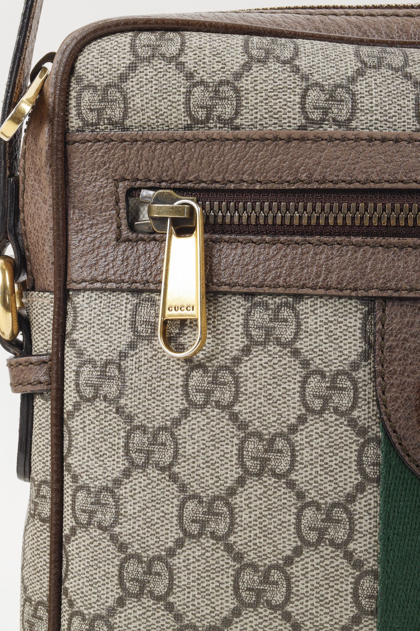 Gucci Gucci Monogram Ophidia Small Brown Crossbody Bag Size ONE SIZE - 9 Thumbnail