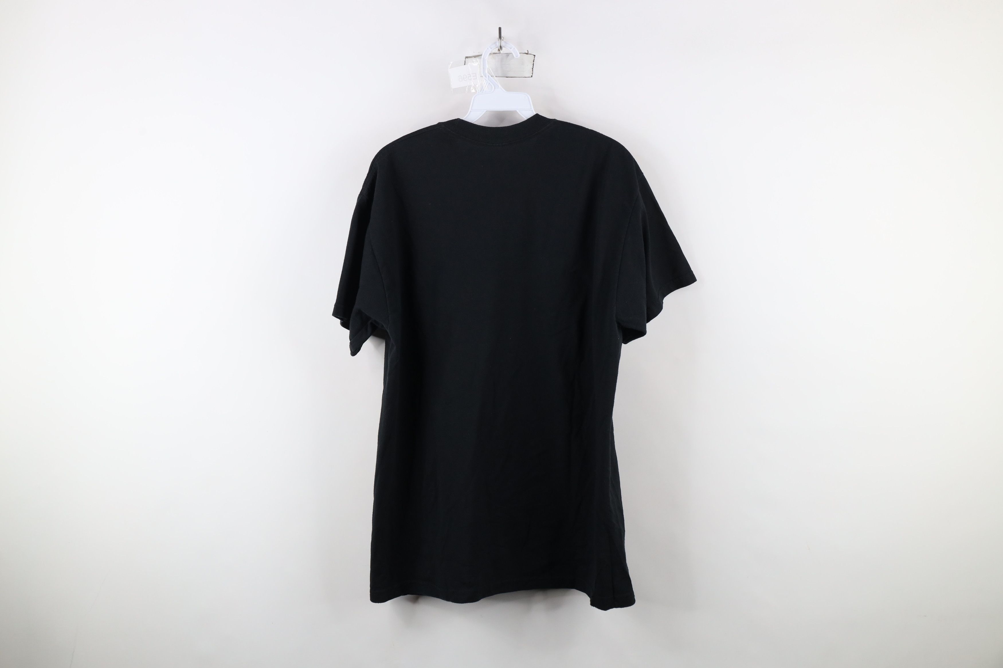 Vintage Vintage 90s Y2K Streetwear Blank Heavyweight T-Shirt Black Size US L / EU 52-54 / 3 - 5 Thumbnail
