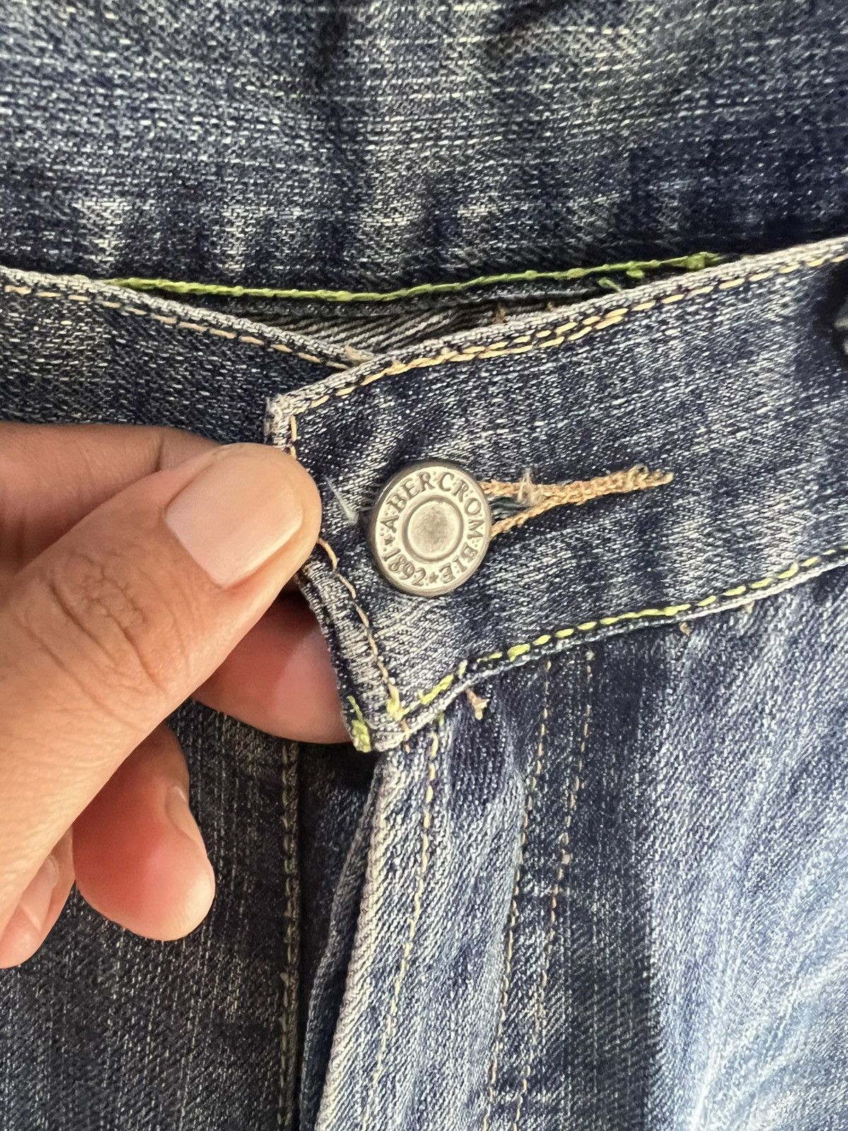 Abercrombie & Fitch 🔥Abercrombie & Fitch Boot Cut Distressed Denim Size US 36 / EU 52 - 16 Thumbnail