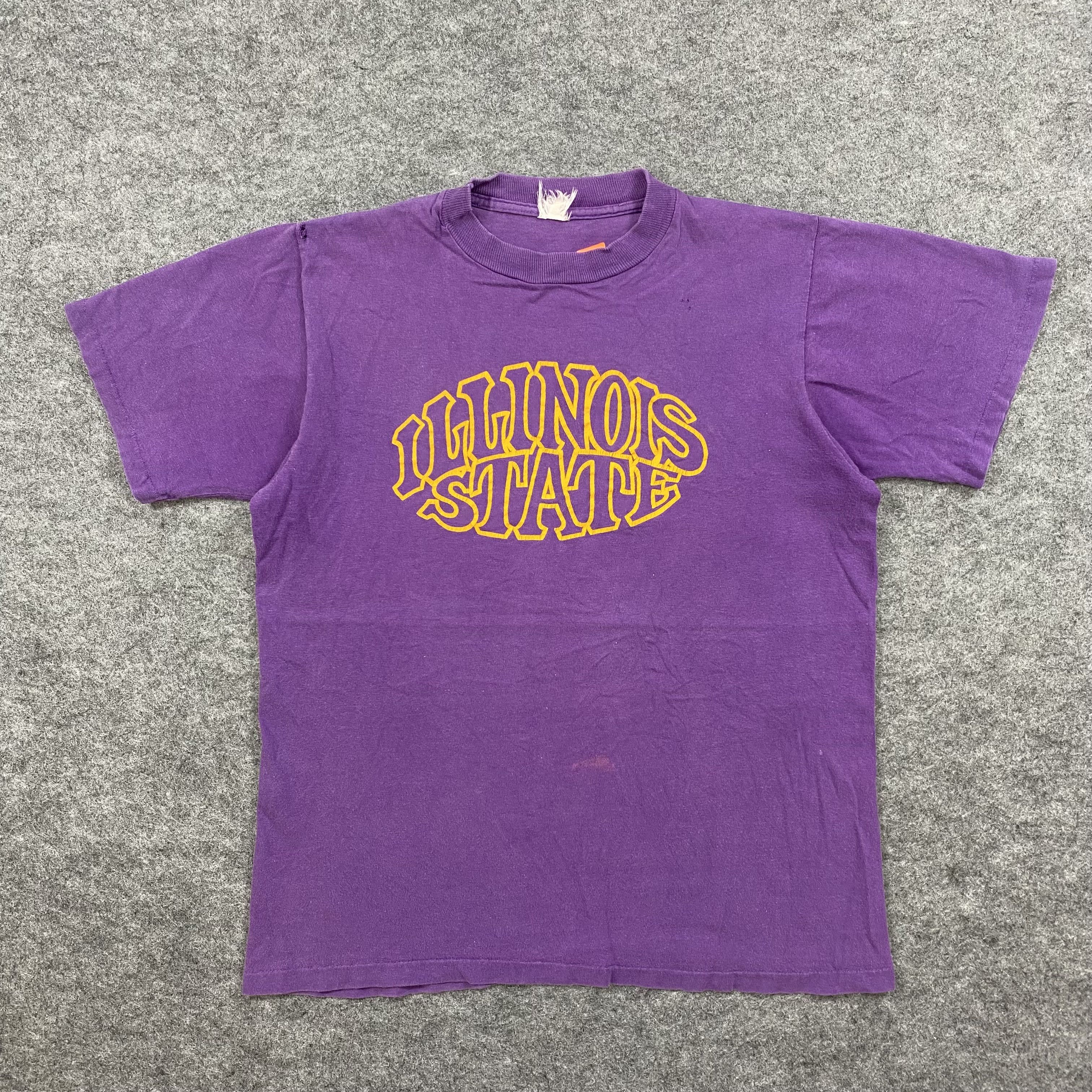 Vintage Vintage Illinois State University T-Shirt Purple Fade -M080 Size US M / EU 48-50 / 2 - 1 Thumbnail