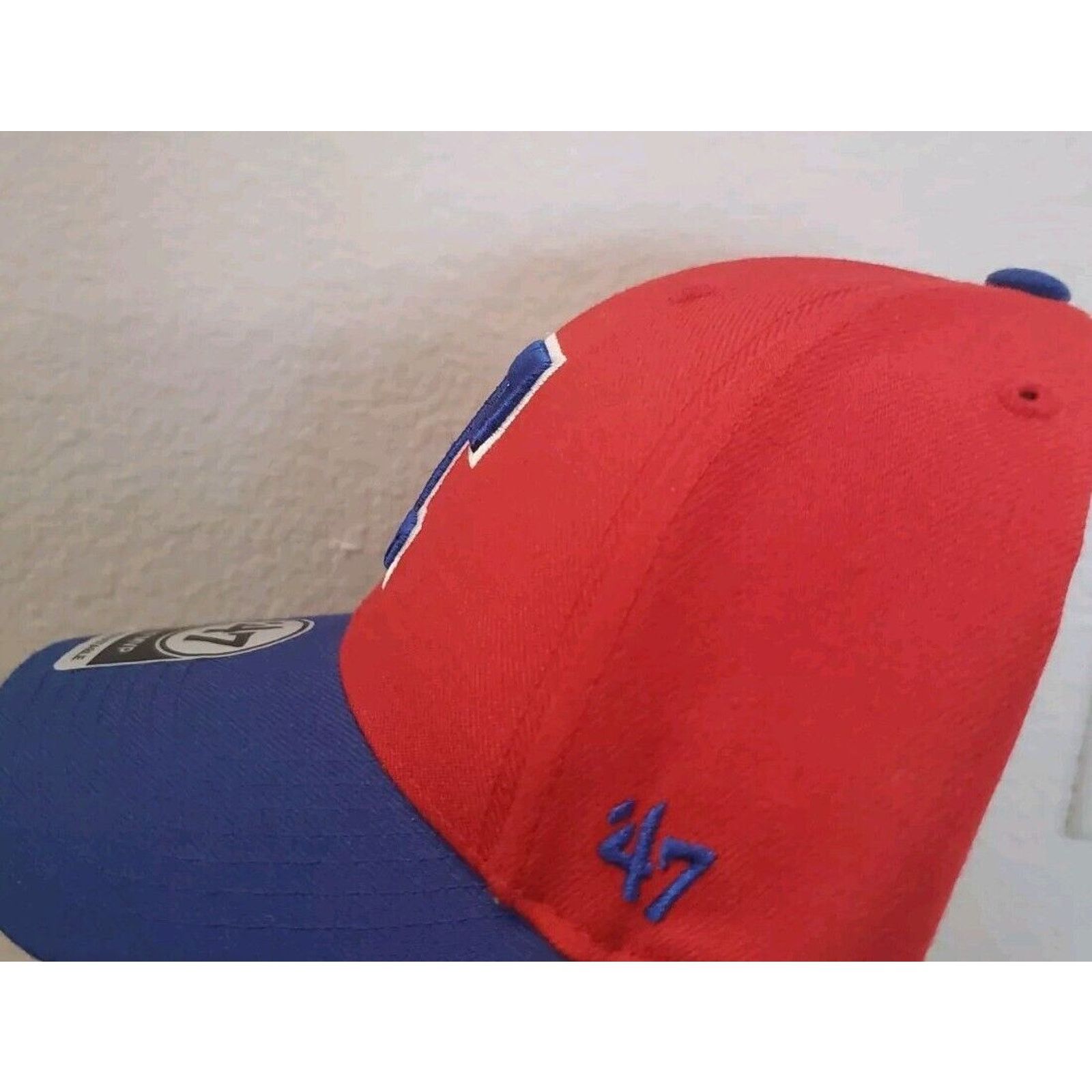 47 Texas Rangers Hat Cap Arlington Stadium Snap MVP 47 Brand Size ONE SIZE - 3 Thumbnail