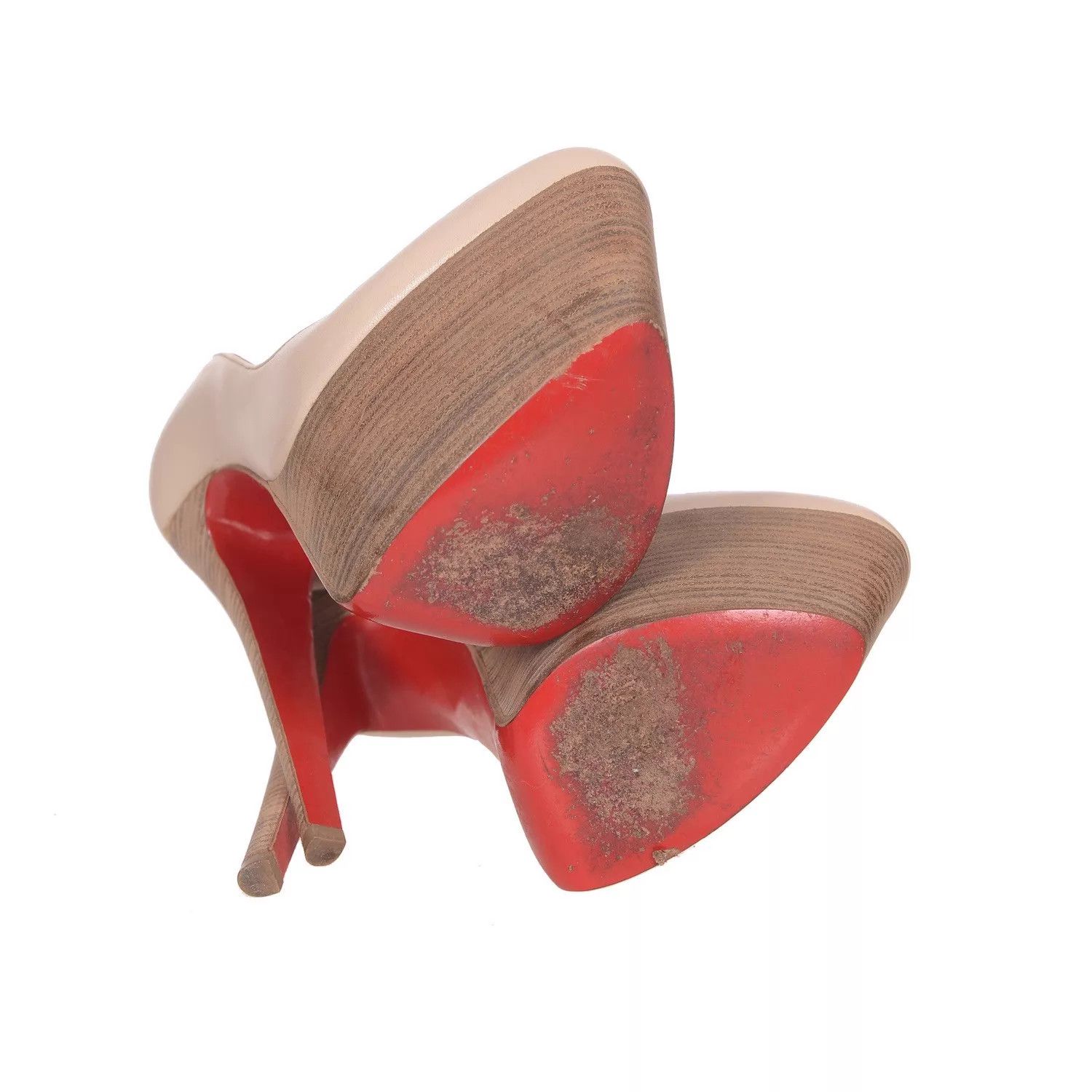 Christian Louboutin CL Authentic Platform Heels 35.5 Size US 5 / IT 35 - 5 Thumbnail