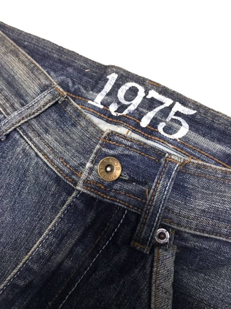 Japanese Brand Japanese Rubber Soul Distressed Flared Baggy Jeans Size US 33 - 5 Thumbnail