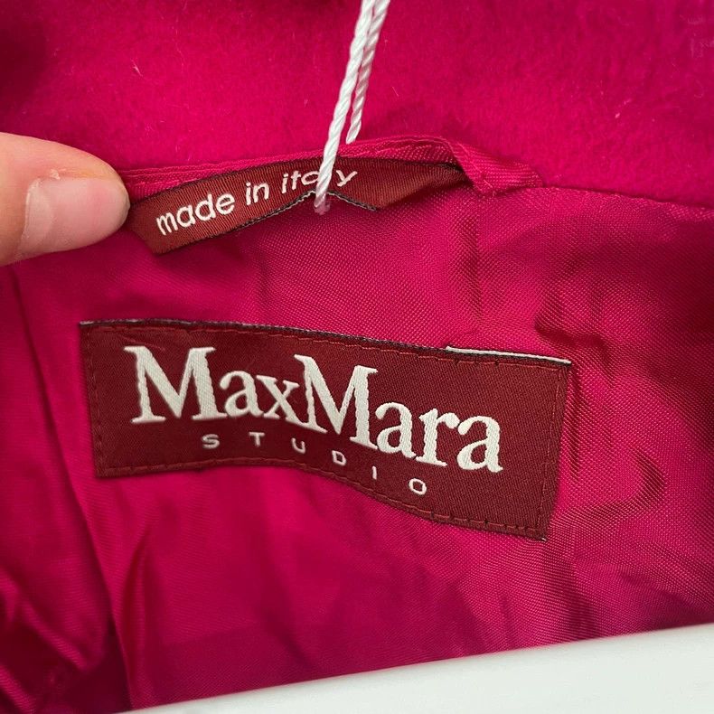 Max Mara Max Mara Wool rose-red coat Size M / US 6-8 / IT 42-44 - 3 Thumbnail