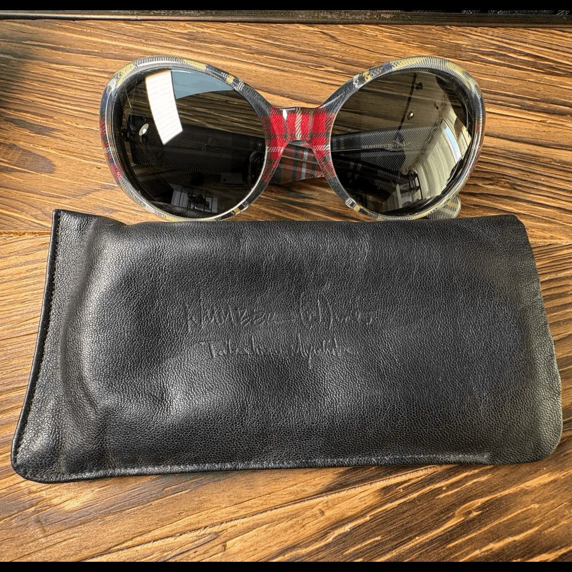 Number (N)ine Number Nine 05SS Plaid Sunglasses-2508 Size ONE SIZE - 2 Thumbnail