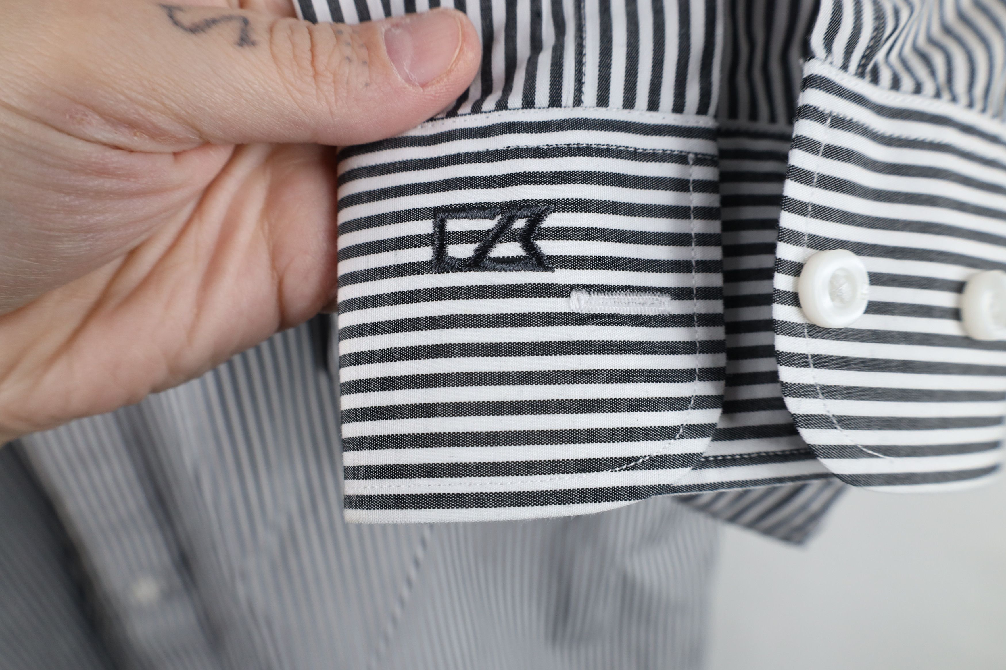 Vintage Vintage 90s Ohio State University Striped Button Down Shirt Size US XL / EU 56 / 4 - 10 Thumbnail