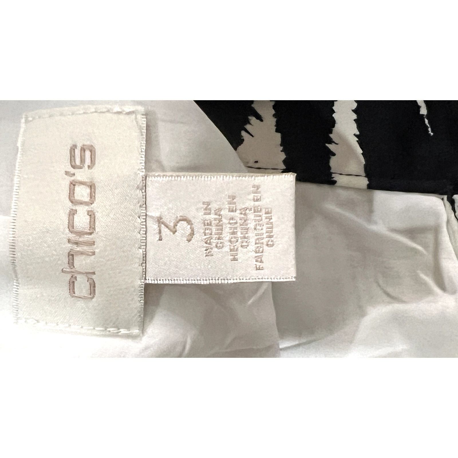 Chicos NWT Chico's Women's Animal Print Jacket Black Size 3 (XL) Size XL / US 12-14 / IT 48-50 - 3 Thumbnail