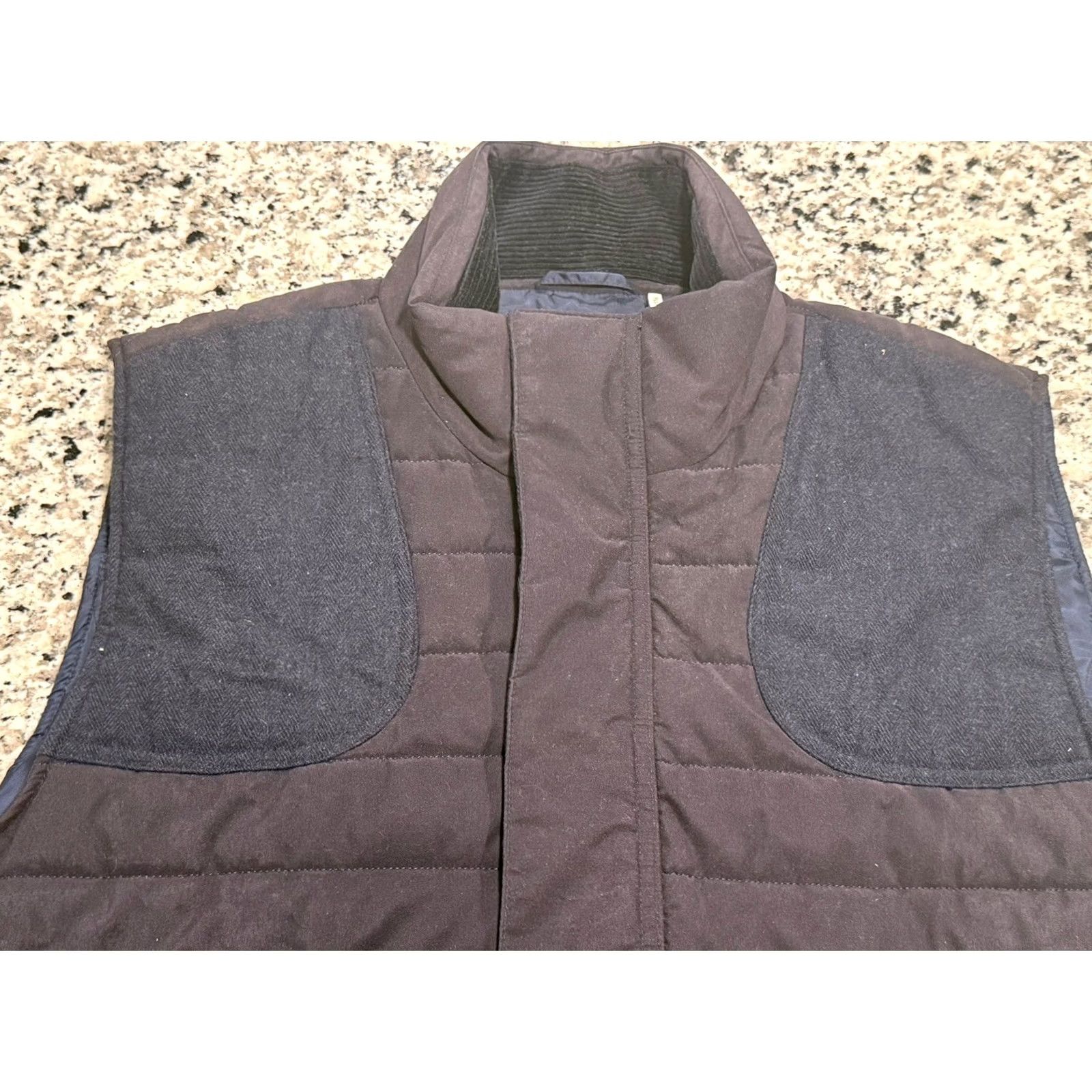 Barbour Barbour Bradford Gilet Vest 2XL Navy Blue Full Zip Snap Quilted Puffer XXL Barbour Bradford Gilet Jacket Vest Mens Obsidian Navy Blue Size US XXL / EU 58 / 5 - 4 Thumbnail