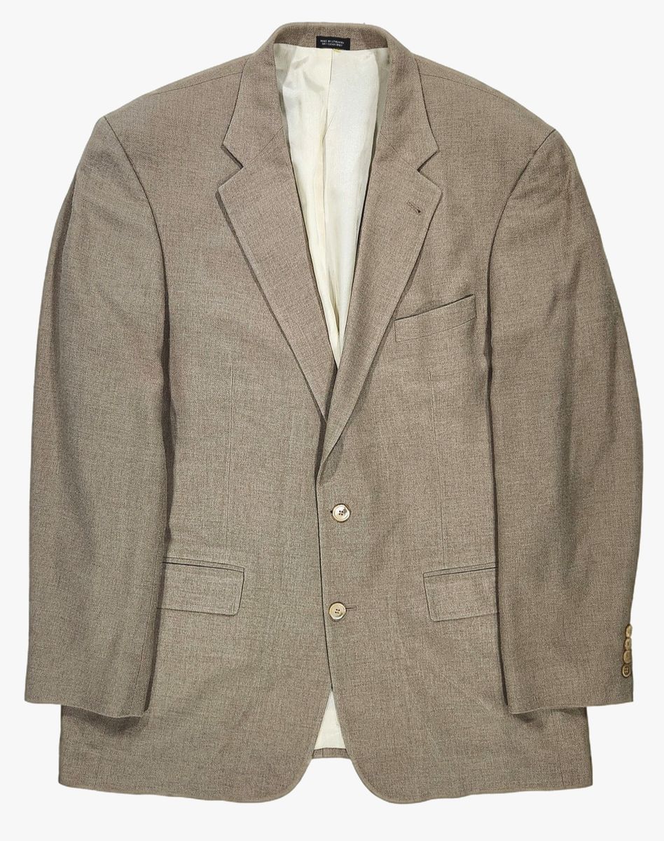 Oscar De La Renta Oscar de la Renta Silk Wool Blend Blazer Sport Coat 46L Size 46L - 1 Thumbnail