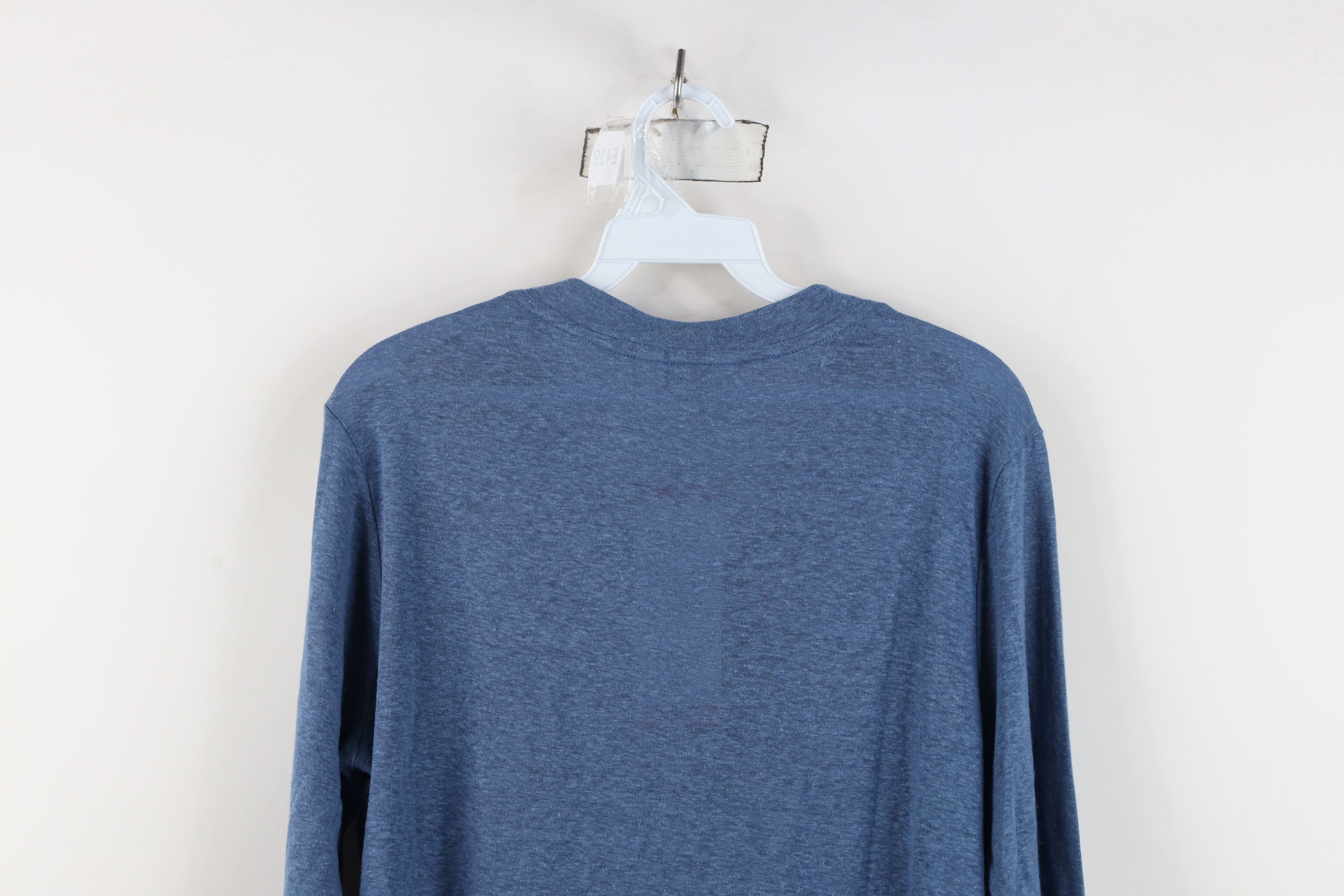 Orvis New Orvis Blend Knit 3/4 Sleeve V-Neck T-Shirt Heather Blue Size M / US 6-8 / IT 42-44 - 13 Thumbnail