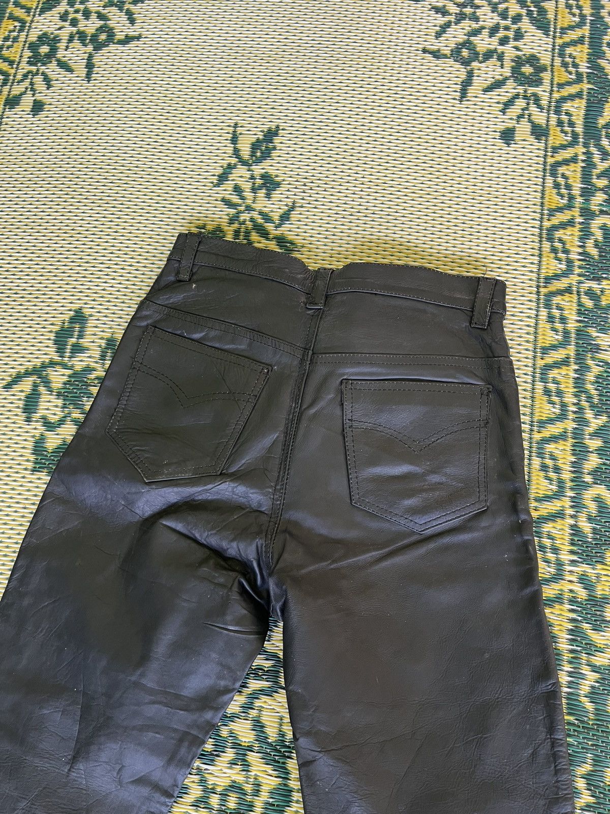 American Eagle Outfitters Vintage American Eagle Leather Pants Raw Hem Size US 30 / EU 46 - 8 Thumbnail