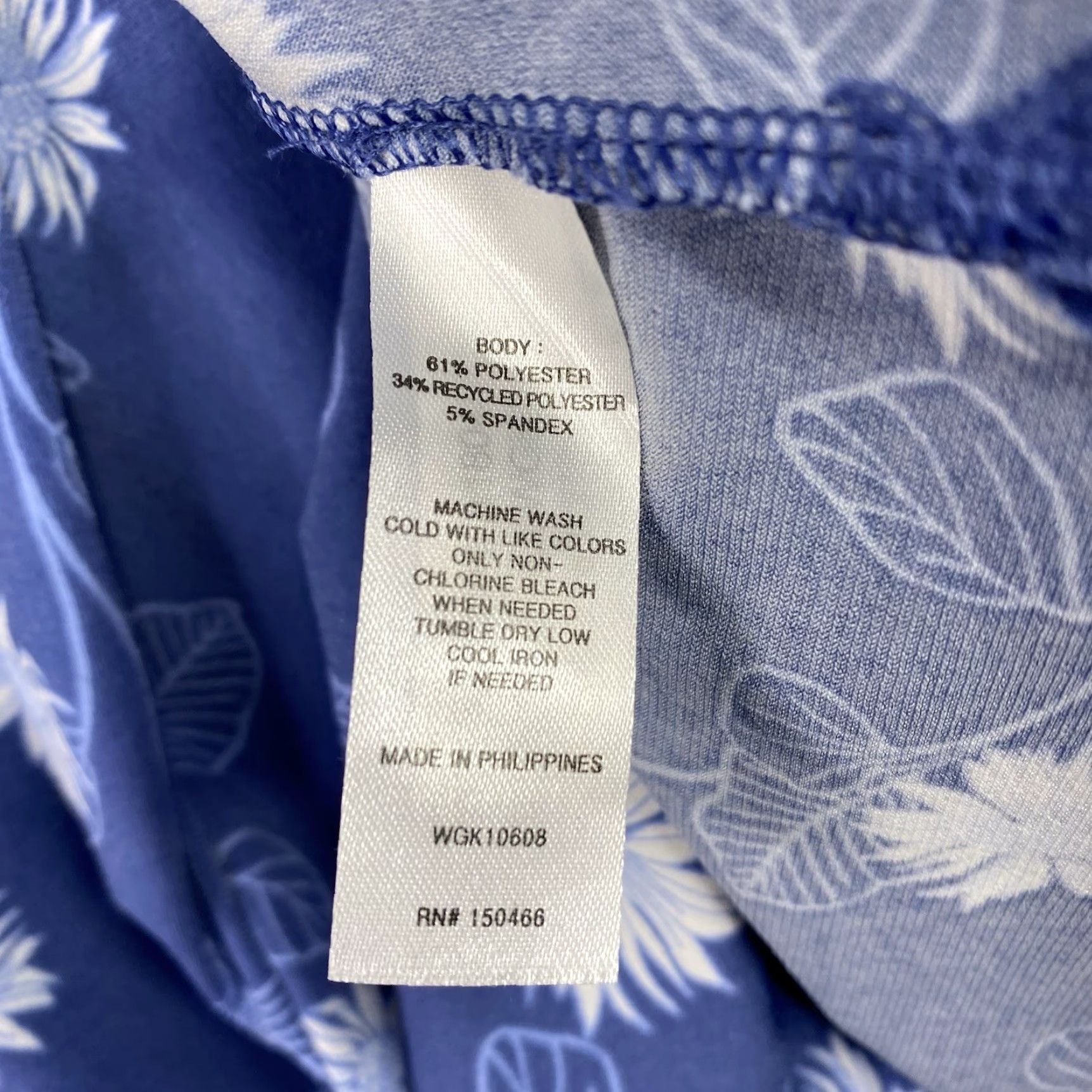 Vintage VINTAGE 41 Hawthorn Blouse Women’s 2XL Blue Floral Boho Sleeveless V Neck Shirt Womens Size XXL / US 16-18 / IT 52-54 - 6 Thumbnail