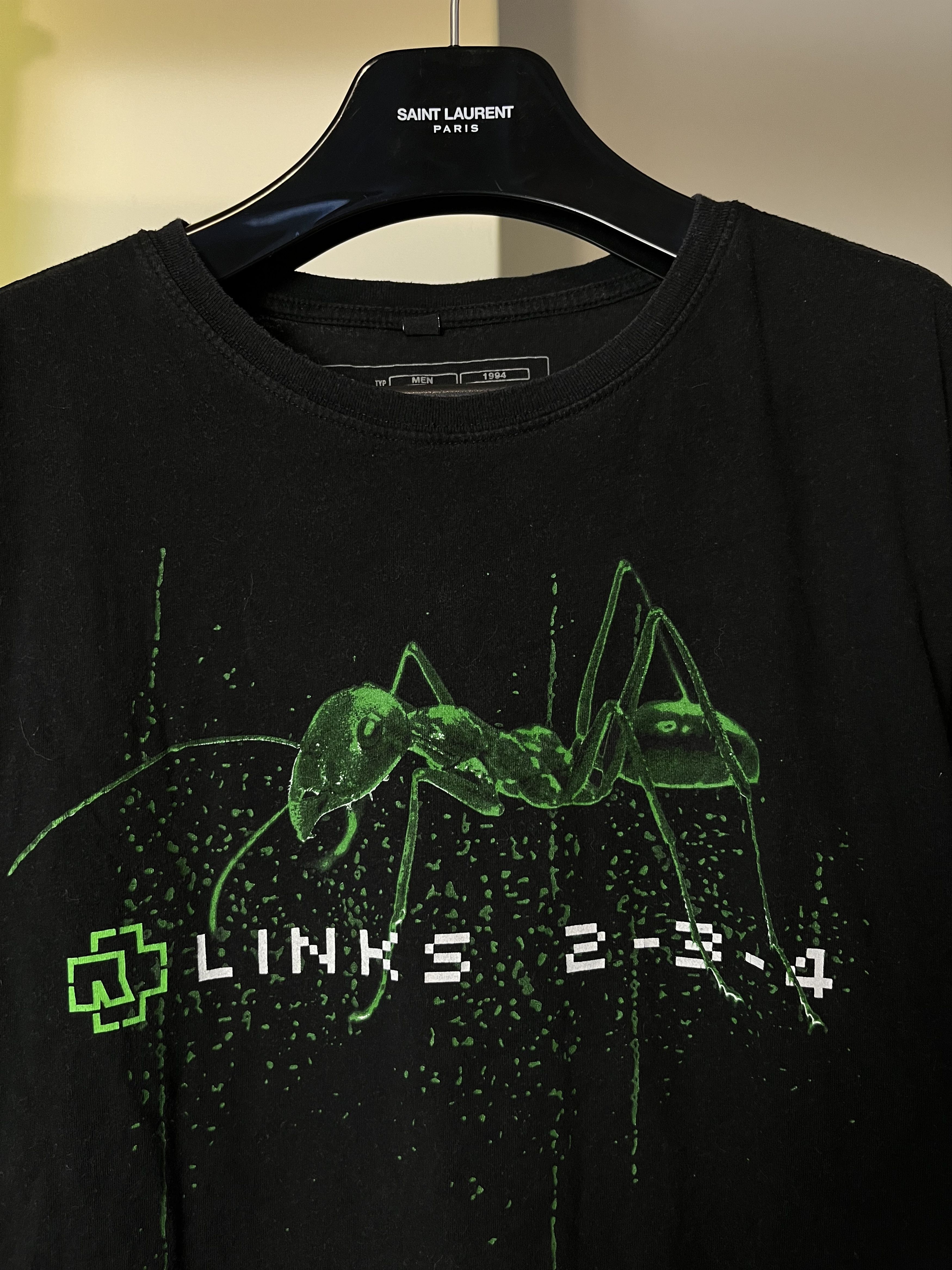 Band Tees × Vintage Y2K Vintage Rammstein Links 2-3-4 Promo Ant Graphic Tee Size US XL / EU 56 / 4 - 3 Thumbnail