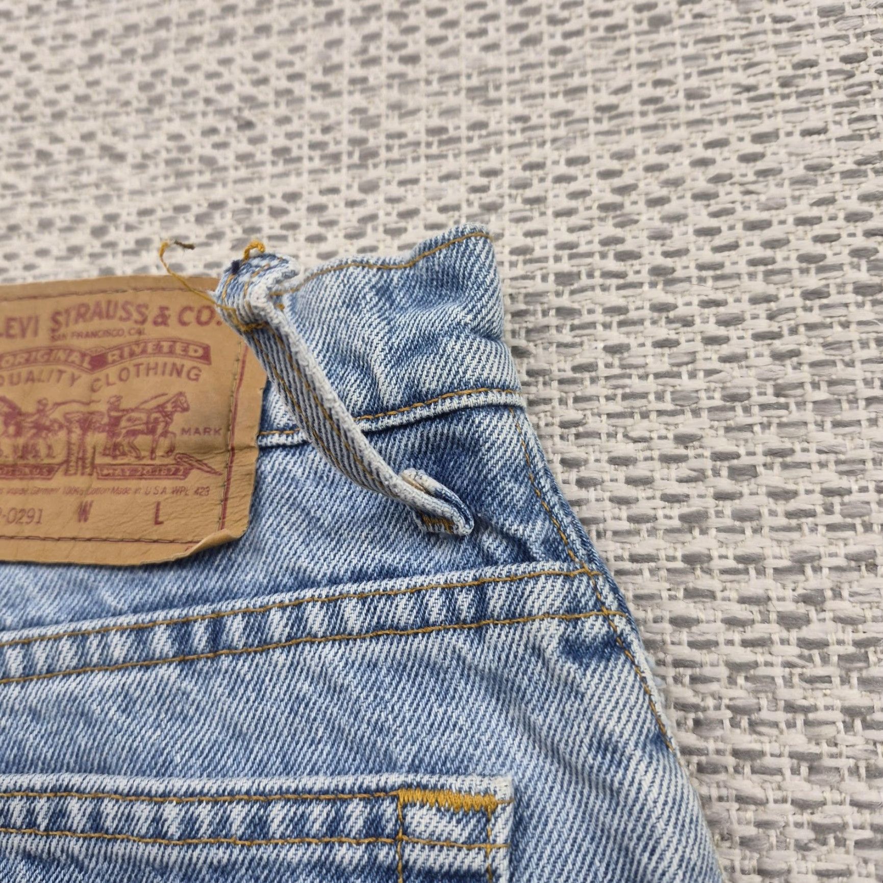 Levi's VINTAGE Levi's Jeans Juniors 9 High Rise Tapered Heart 90s USA Made 17512-0291 Women Size 30" / US 8 / IT 44 - 5 Thumbnail