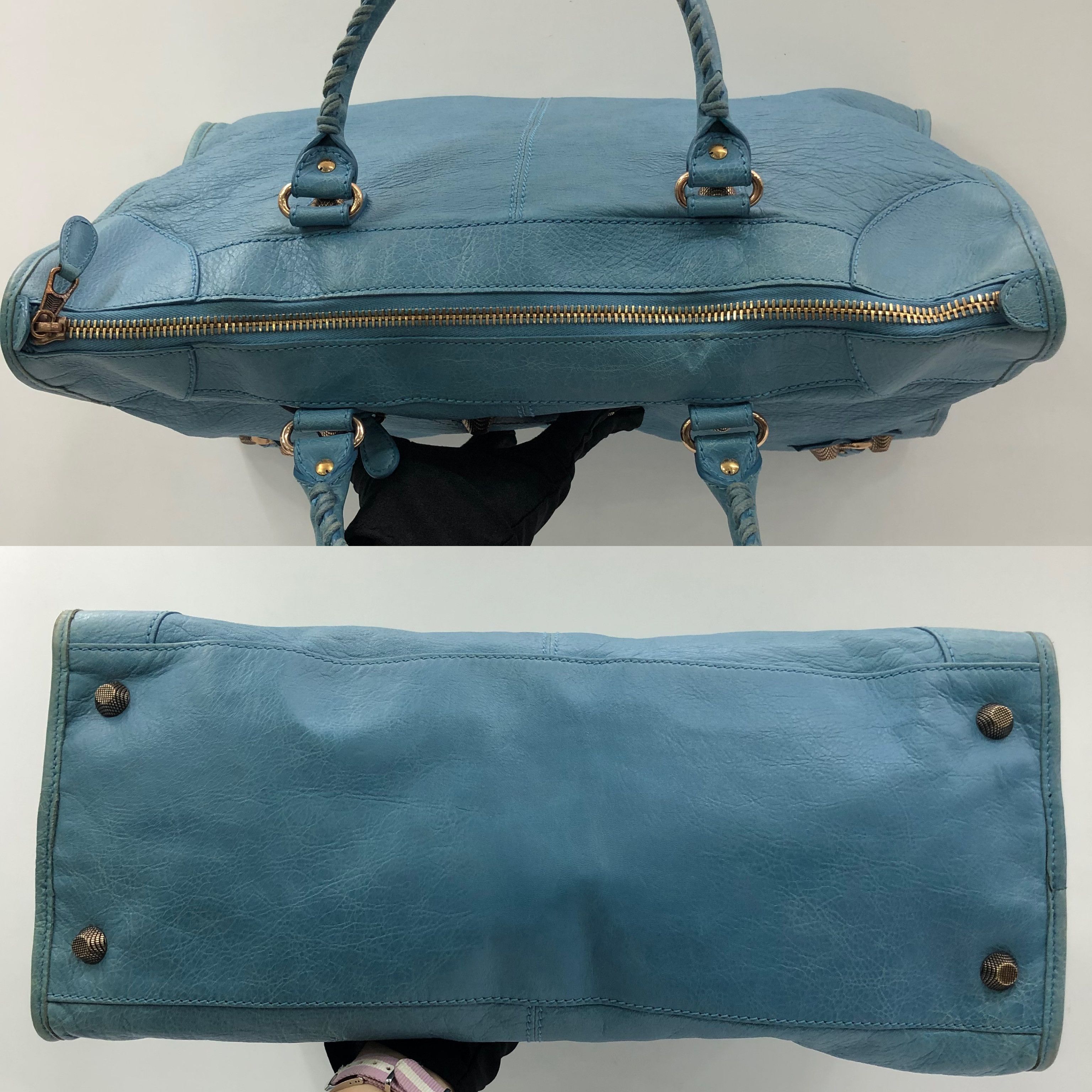 Balenciaga BALENCIAGA 2000s - Giant Work Lambskin Motorcycle City Bag Size ONE SIZE - 4 Thumbnail