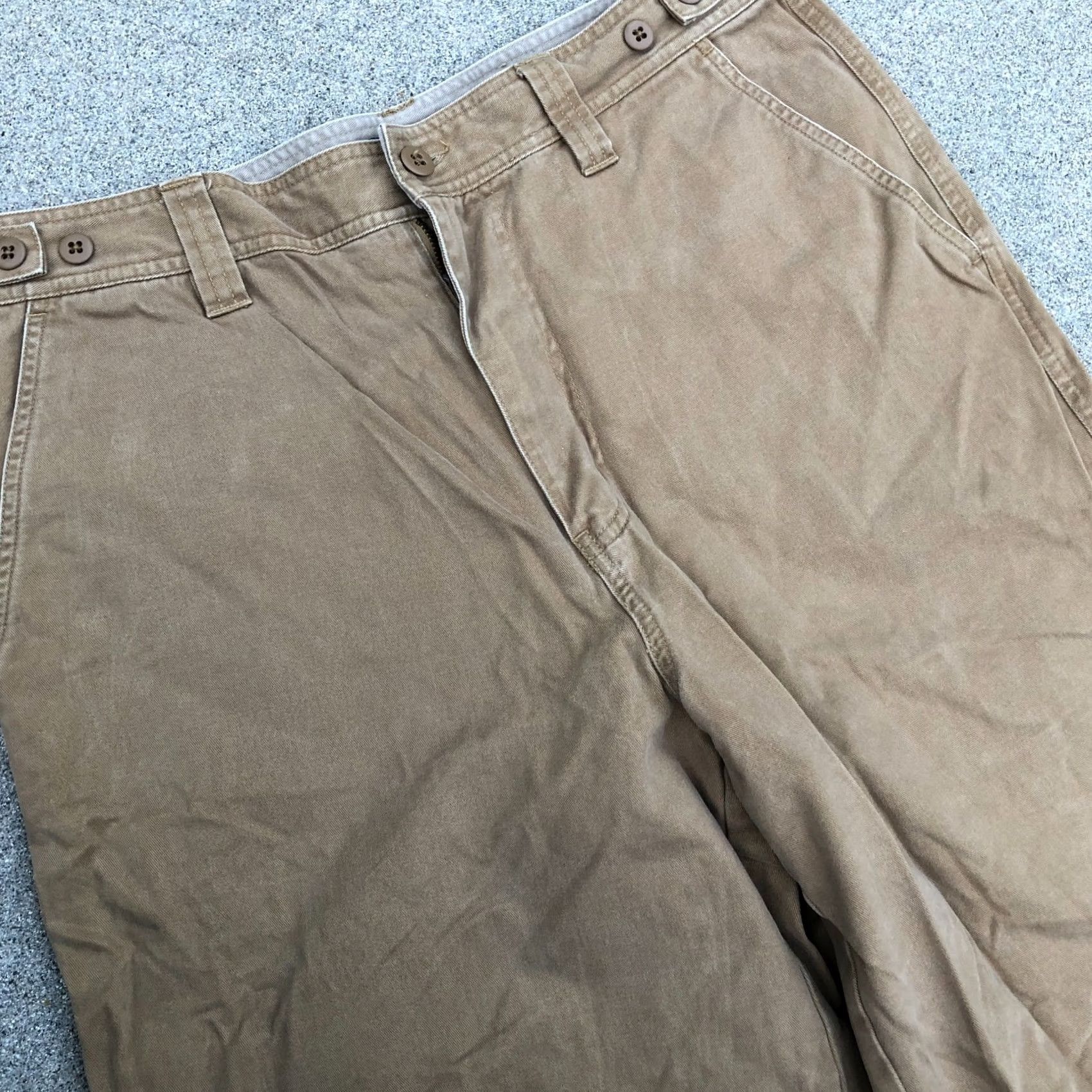 Express Vintage Express Khaki Chino Pants W34 L34 Baggy Slacks Mens Pants Size US 36 / EU 52 - 2 Thumbnail