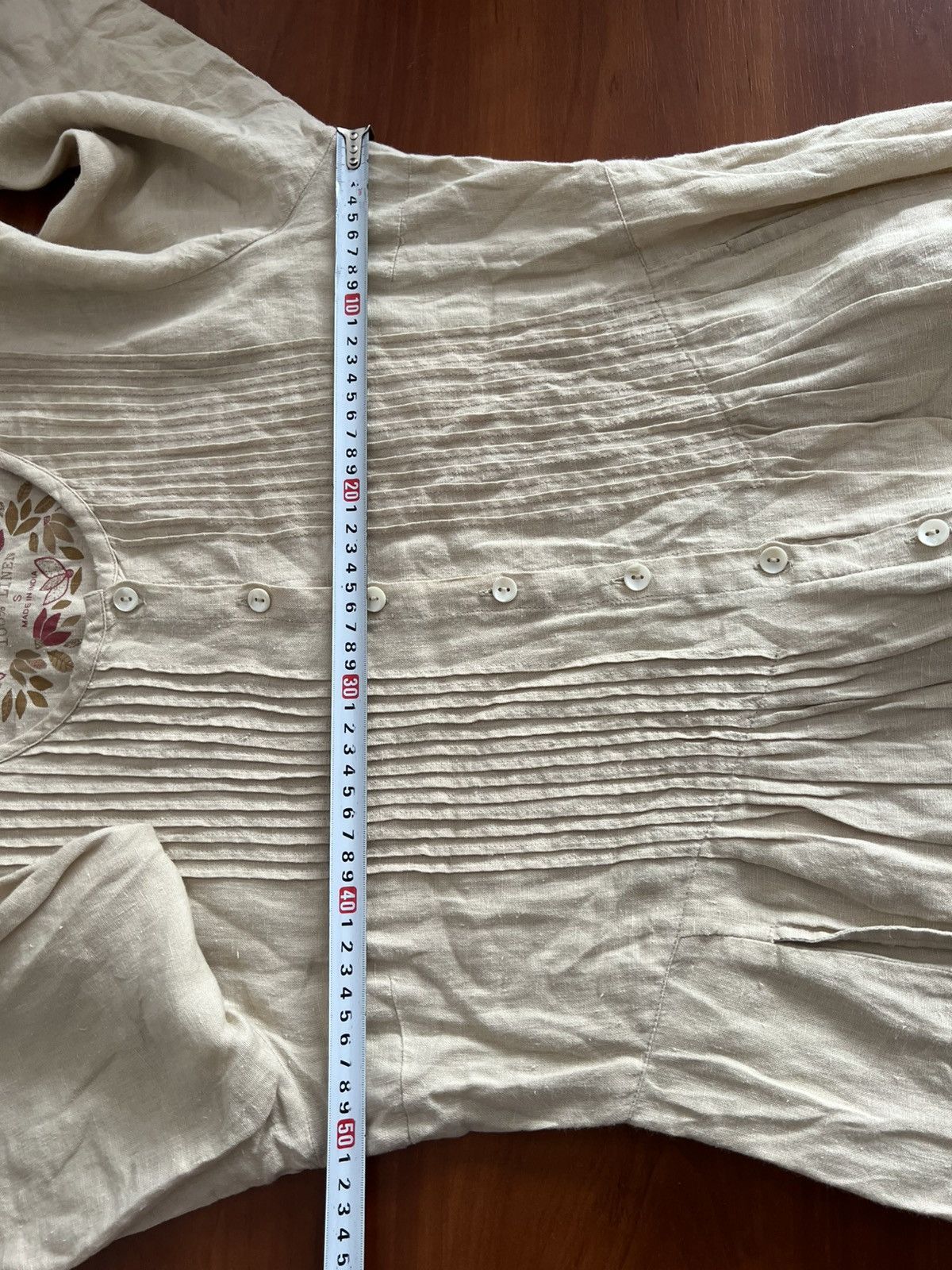Gudrun Sjoden GUDRUN SJODEN ORGANIC LINEN DIRDNL STYLE TUNIC DRESS SIZE S Size S / US 4 / IT 40 - 21 Thumbnail