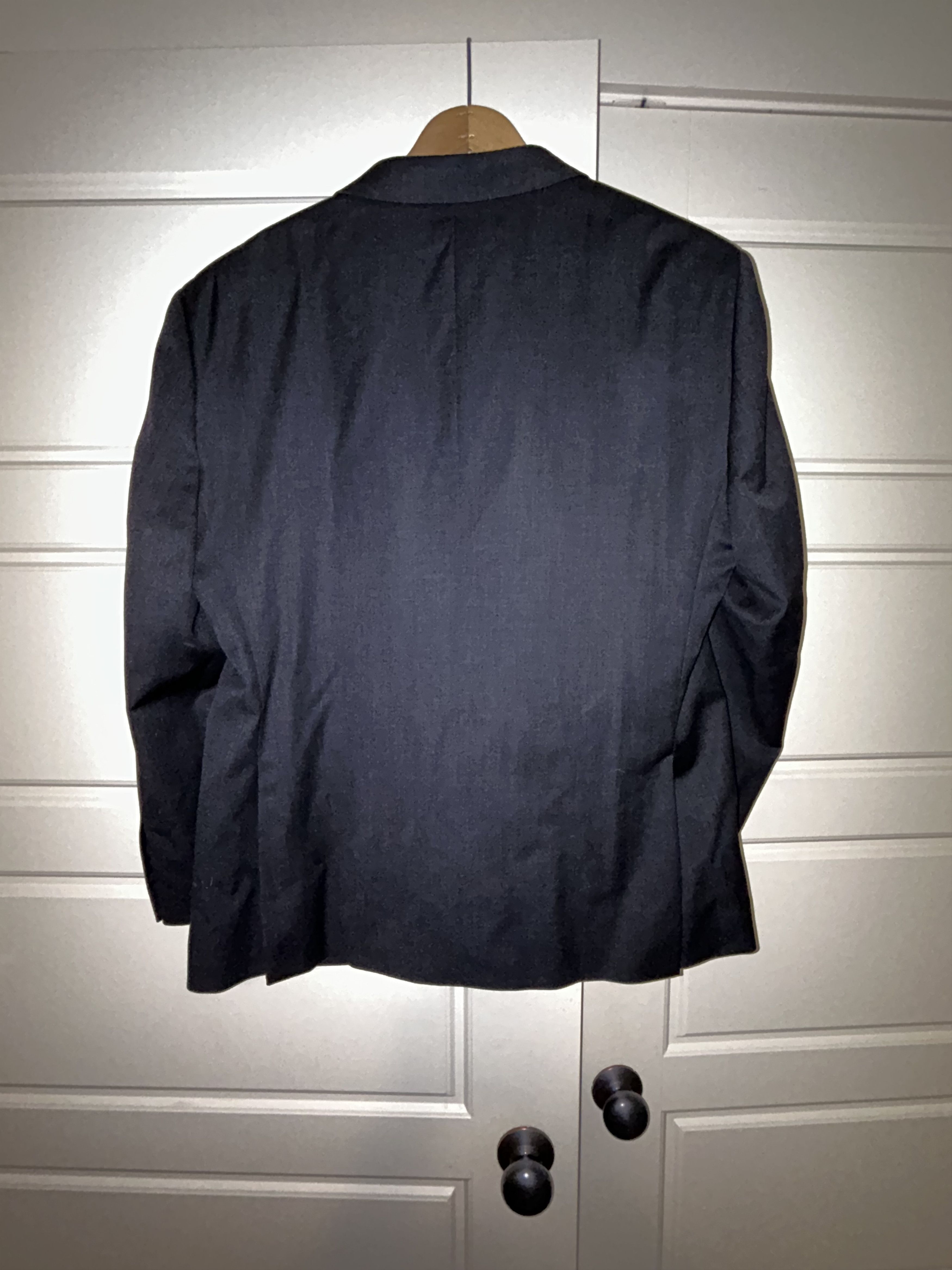 Pronto Uomo Pronto Uomo Platinum Men's Black Suit Size 46S - 2 Thumbnail