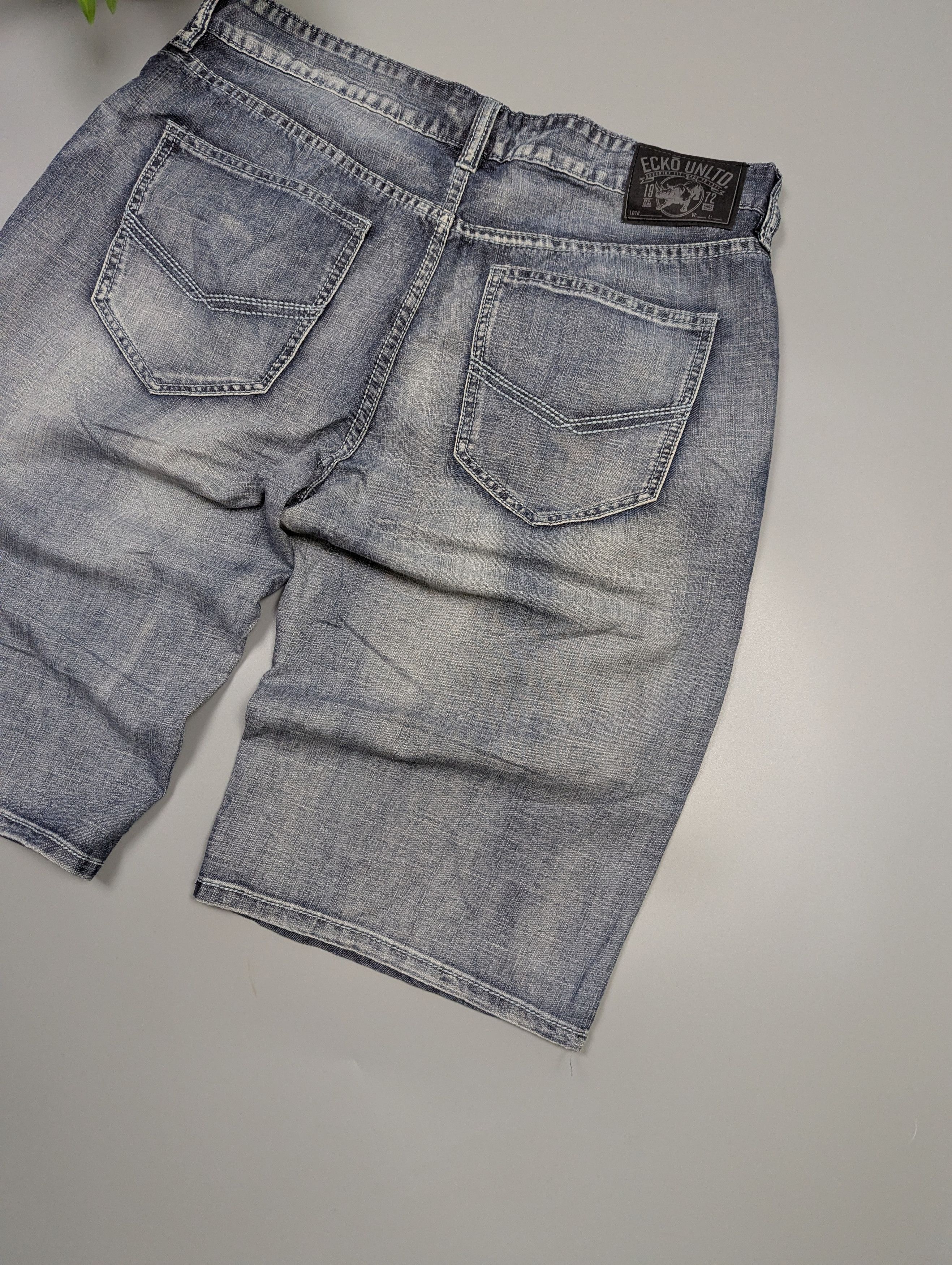 Ecko Unltd. Ecko Unltd Men’s Jeans Shorts Relaxed Fit Baggy Denim Y2K Size US 34 / EU 50 - 11 Thumbnail