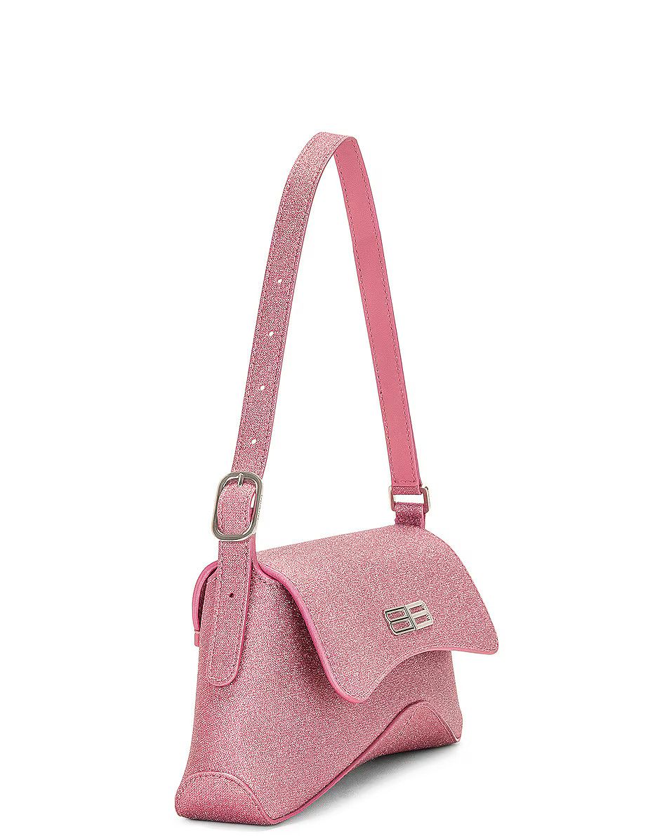 Balenciaga o1y0625 Size : OS / Glitter Handbag in Pink Size ONE SIZE - 6 Thumbnail