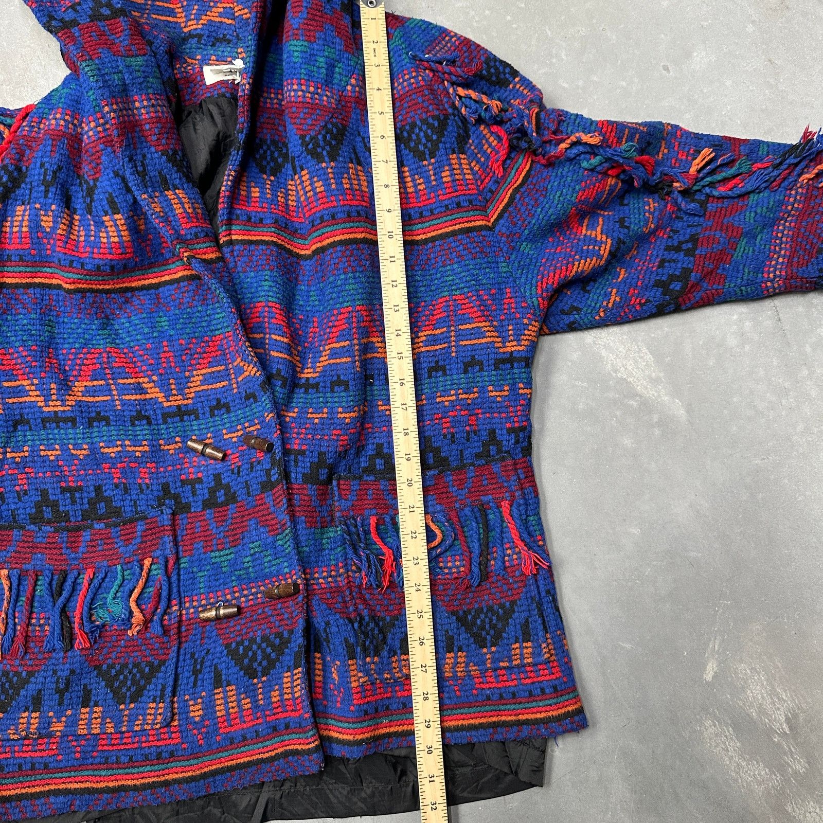 Other Vintage Concept Southwestern Blanket Coat Sweater Womens M Size M / US 6-8 / IT 42-44 - 5 Thumbnail