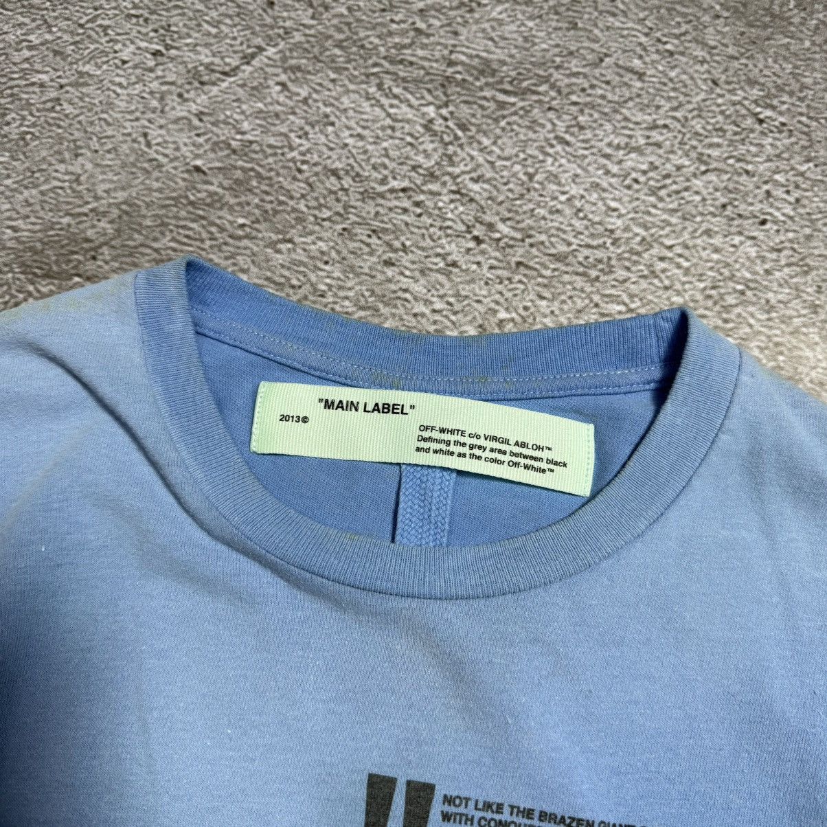Off-White Off-White Statue Of Liberty Light Blue Long Sleeve Size US XS / EU 42 / 0 - 3 Thumbnail