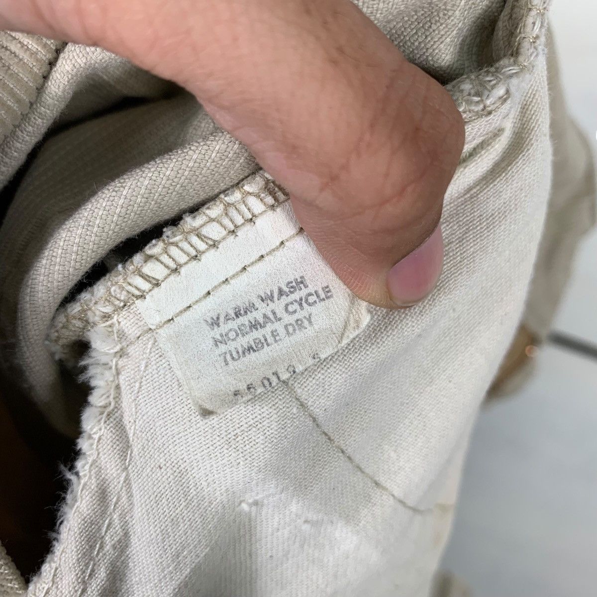 Levi's 70’s Rusty Trashed LEVIS White Label Corduroy Pant #1149-C53 Size US 32 / EU 48 - 14 Thumbnail