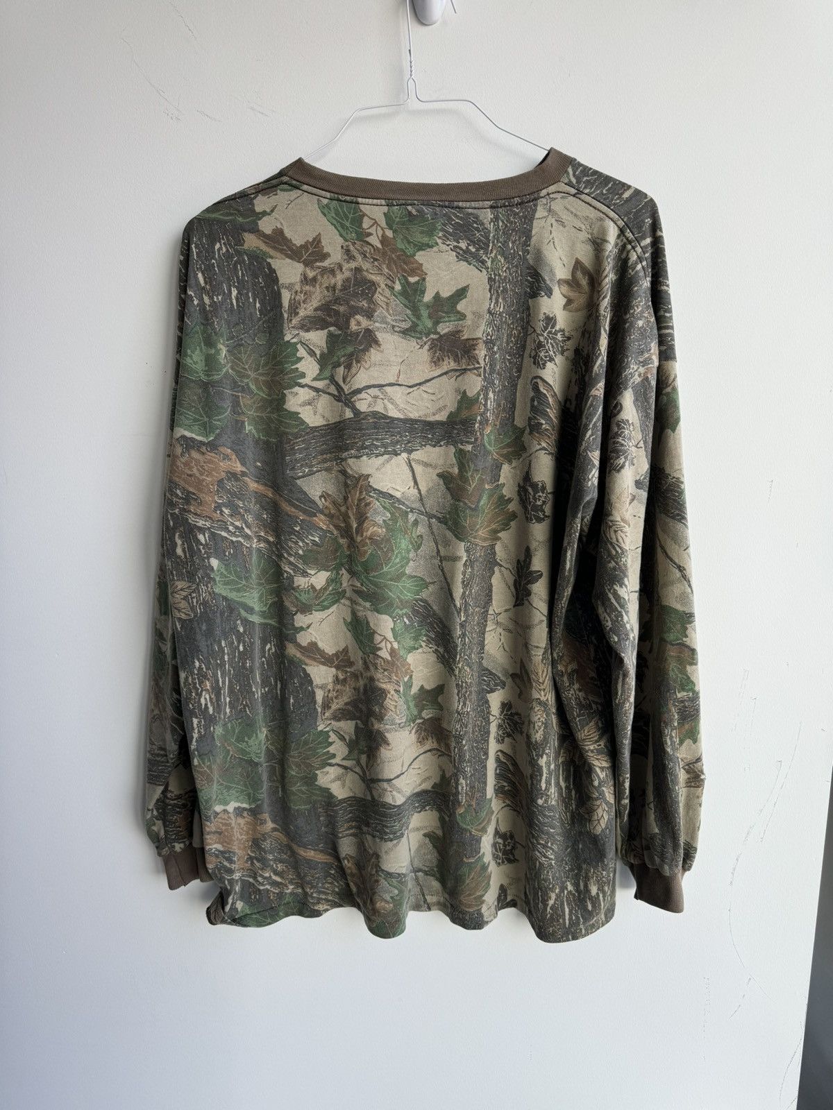 VINTAGE REALTREE LONG SLEEVE SHIRT FADED OVERSIZED THIN RARE