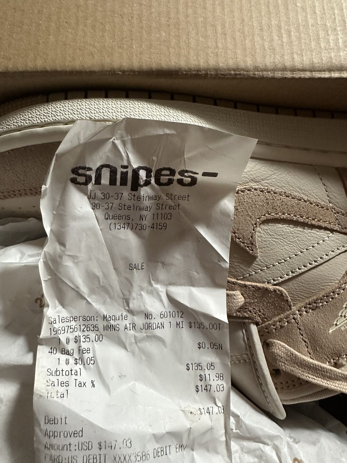 Nike NEVER WORN Nike Air Jordan Mid SE in Tan and Brown Size US 6.5 / IT 36.5 - 9 Thumbnail