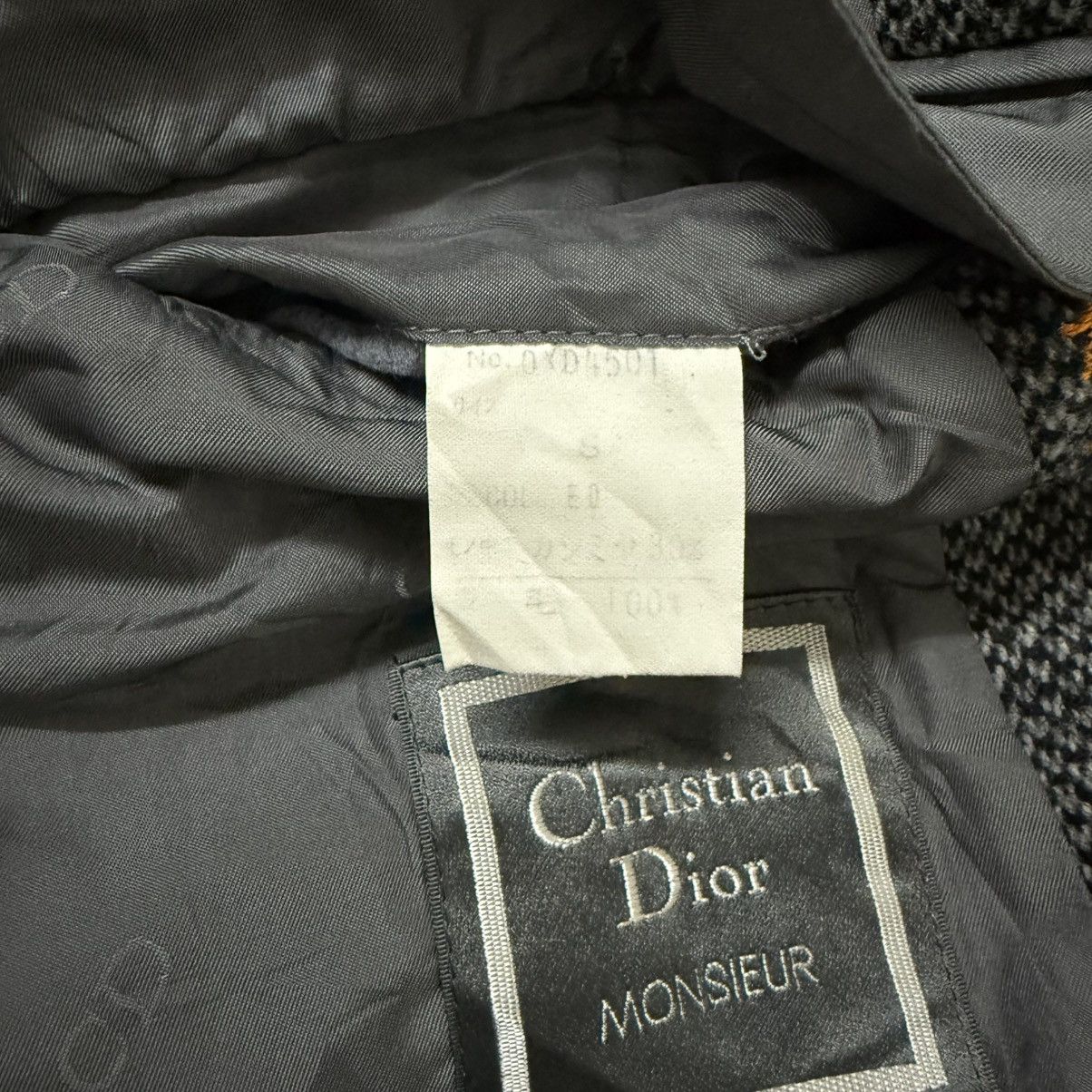 Christian Dior Monsieur Vintage Christian Dior Monsieur Herringbone wool Trench coat Size US L / EU 52-54 / 3 - 14 Thumbnail