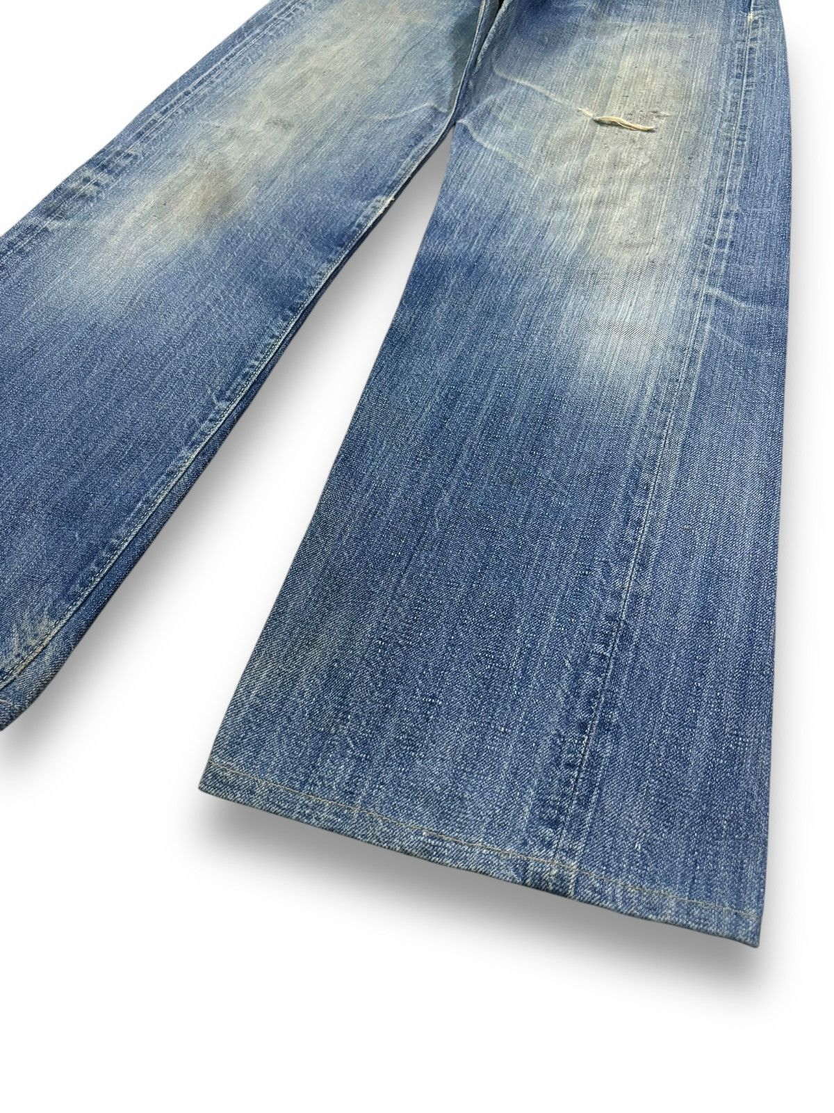 BARNS OUTFITTERS Vintage 90s Barns Japan Selvedge Mud Wash Loose Fit Jeans Size US 32 / EU 48 - 11 Thumbnail