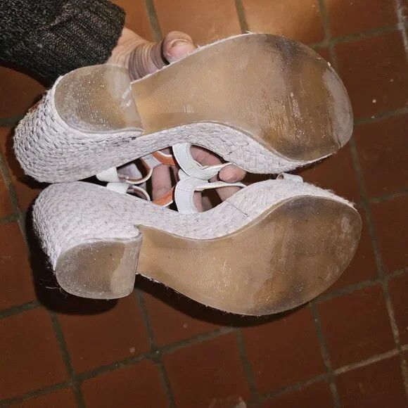 Other Via Spiga Strappy Wedge Heels Size US 8.5 / IT 38.5 - 6 Thumbnail