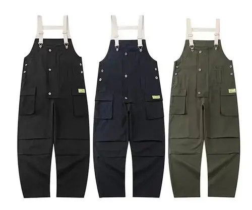 Japanese Brand 21SS Indigo Union Japan Military Green Worker Overalls Size US 32 / EU 48 - 3 Thumbnail