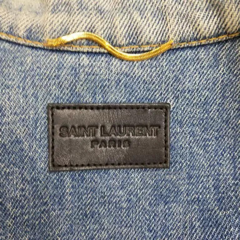 Saint Laurent Paris Saint Laurent Light Blue Denim Jacket. Size XS / US 0-2 / IT 36-38 - 4 Thumbnail