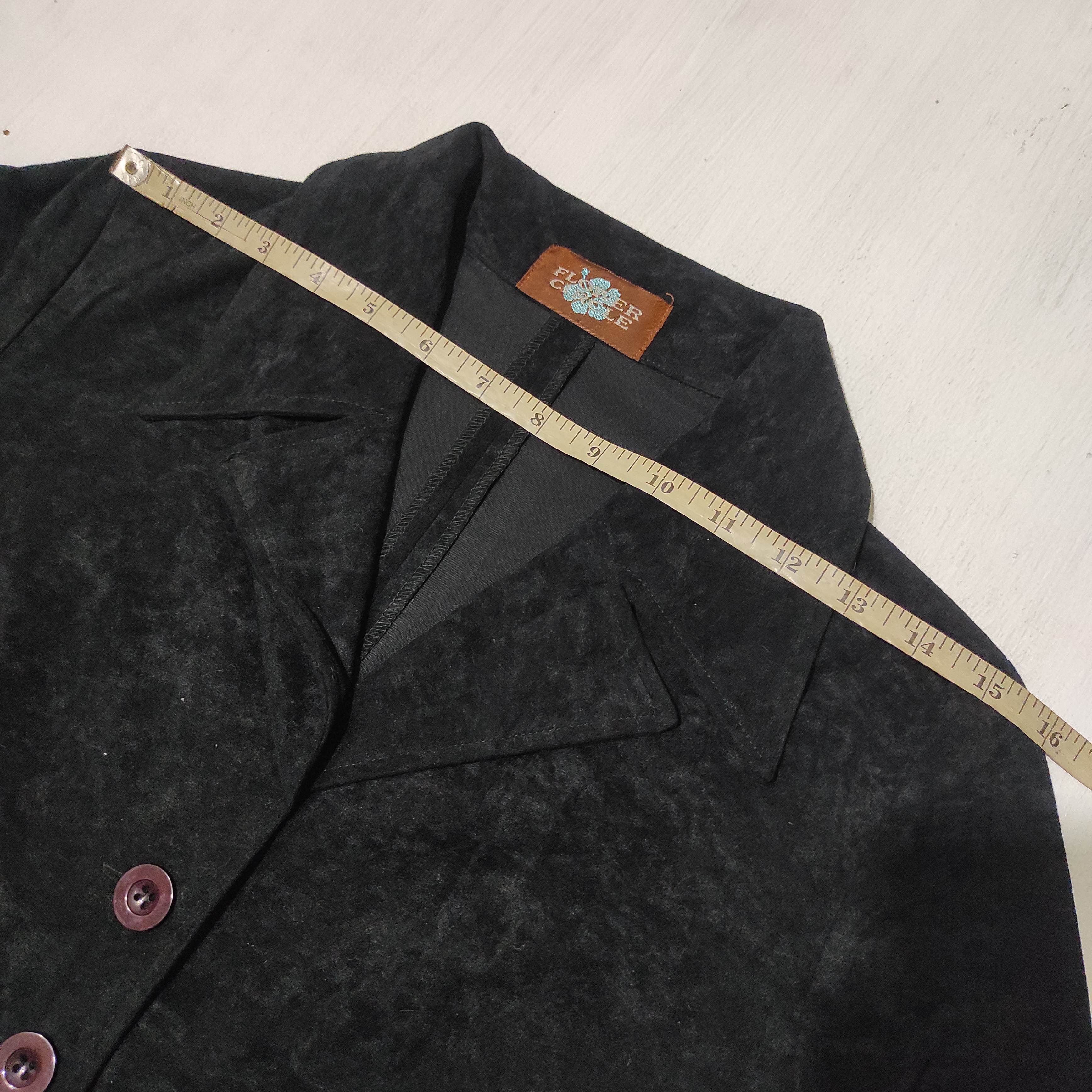 Vintage Vintage Flower Circle Embroidered Long Blazer Size M / US 6-8 / IT 42-44 - 12 Thumbnail