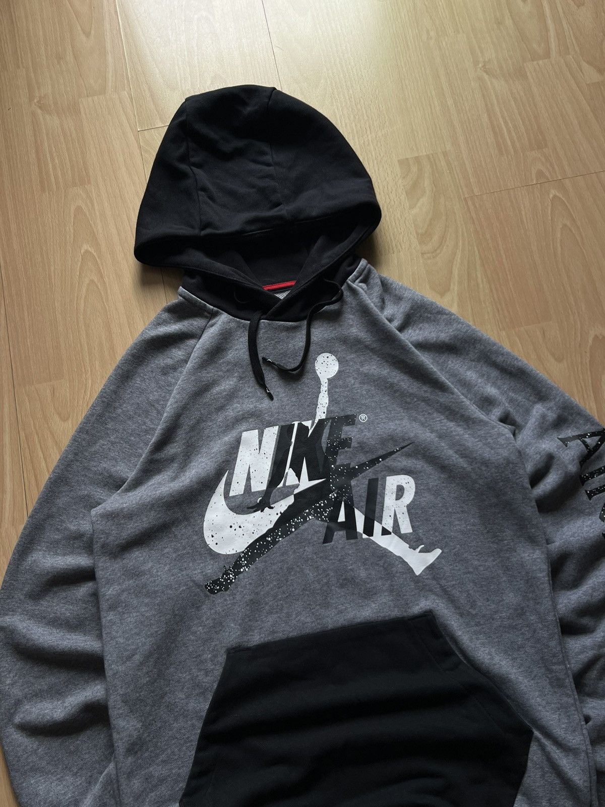 Jordan Brand Grey Jordan Big Logo Hoodie Size US M / EU 48-50 / 2 - 4 Thumbnail