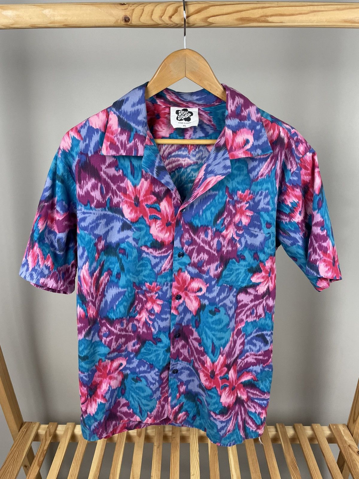 Hilo Hattie Hilo Hattie Hawaiian cotton short sleeve shirt size XL Size US XL / EU 56 / 4 - 1 Thumbnail