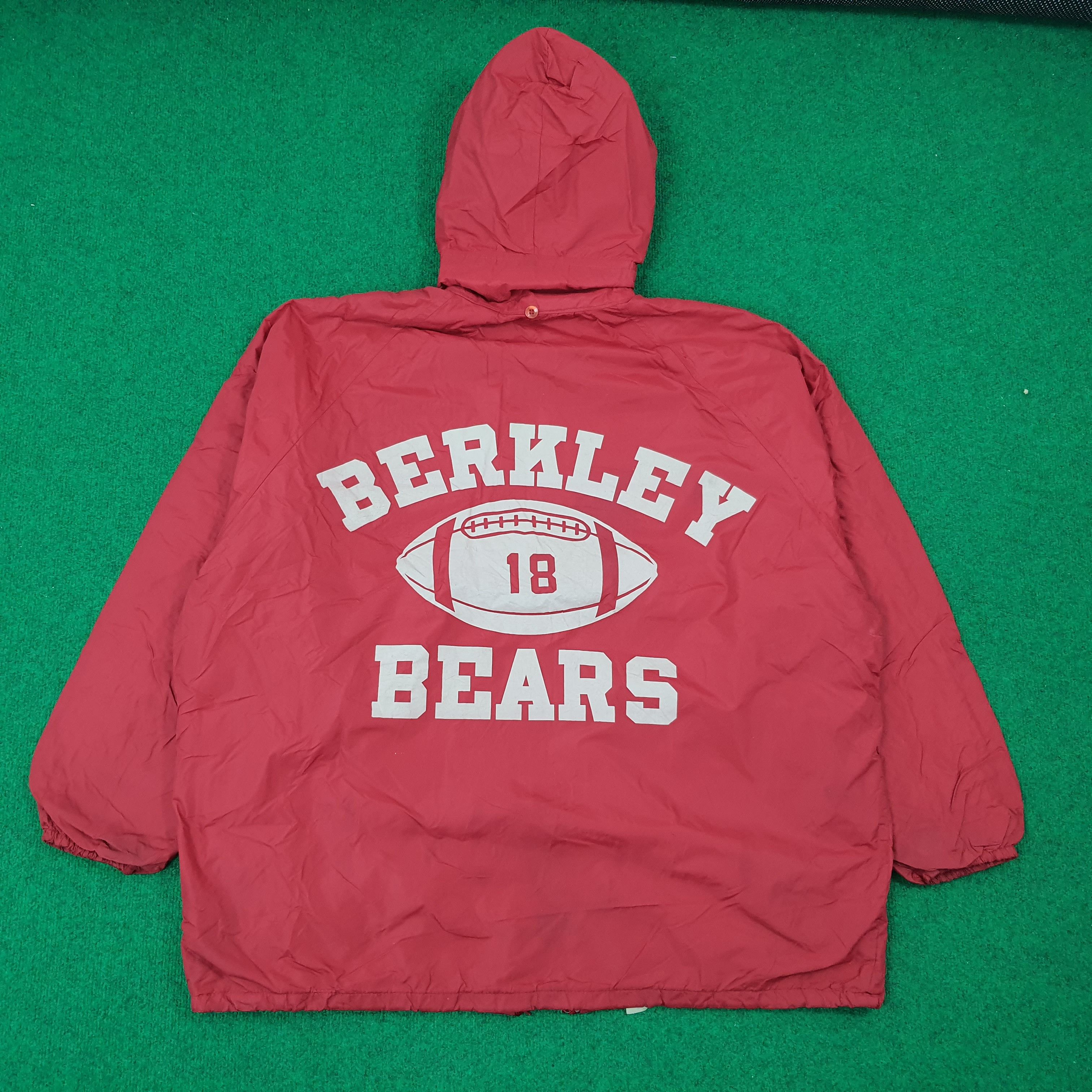 Champion Vintage 70s Champion Red Berkeley Bear Coach Jacket C274N9 Size US XXL / EU 58 / 5 - 1 Thumbnail