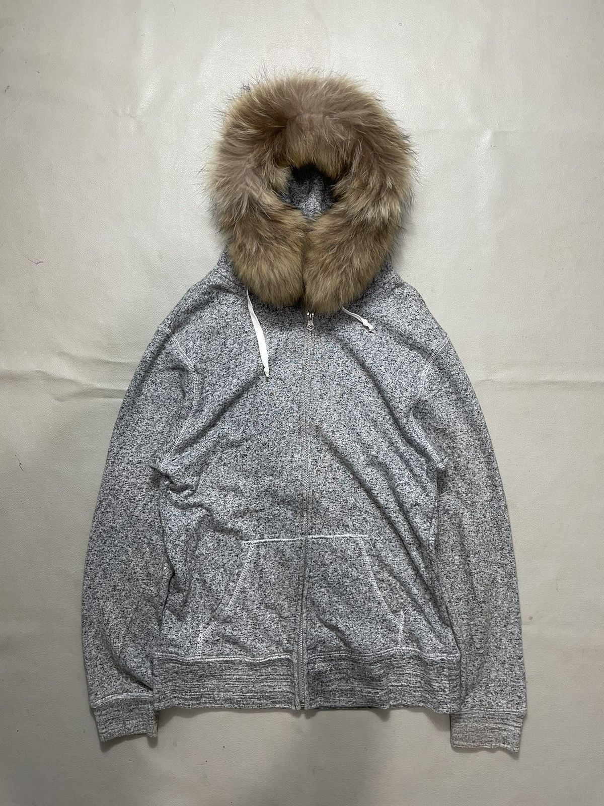 If Six Was Nine Ballow distressed zip Fur Hoodie ifsix lgb style Size US L / EU 52-54 / 3 - 1 Thumbnail