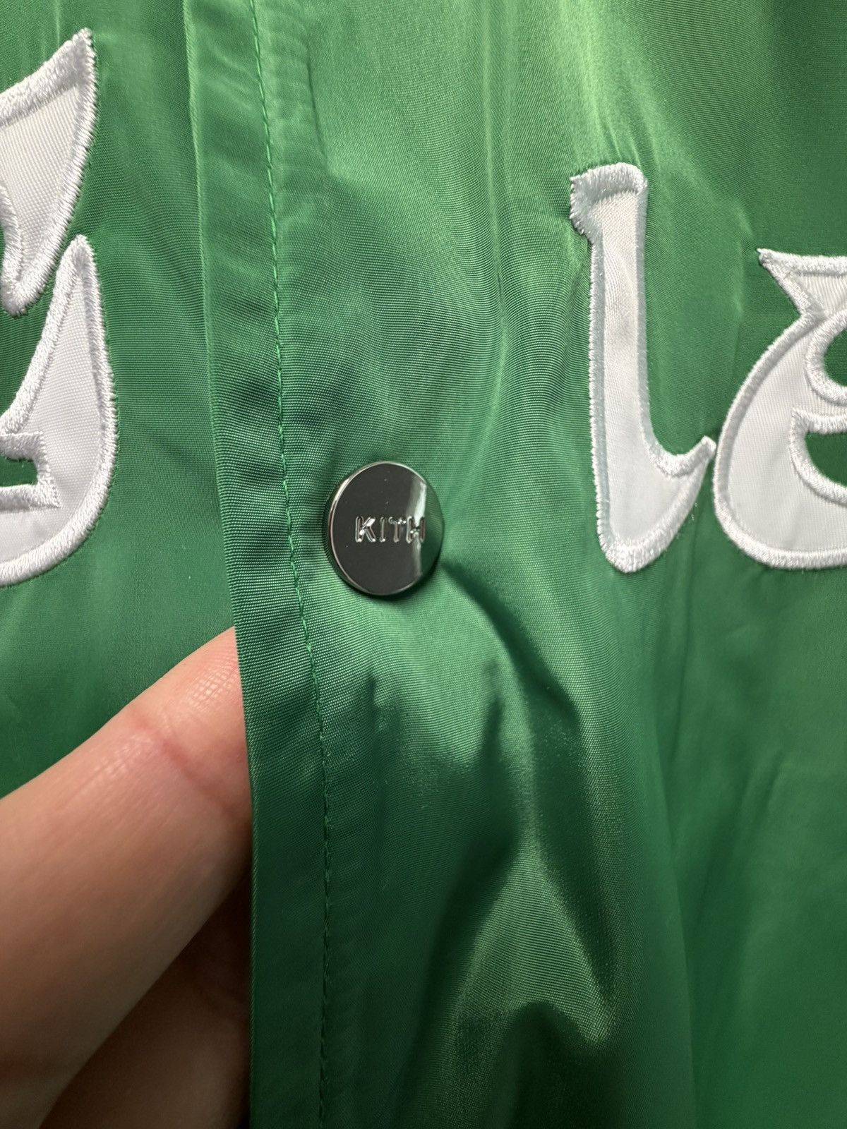 47 Brand × Kith Kith x 47 brand x NFL - Eagles Coaches Jacket - XL Size US XL / EU 56 / 4 - 3 Thumbnail