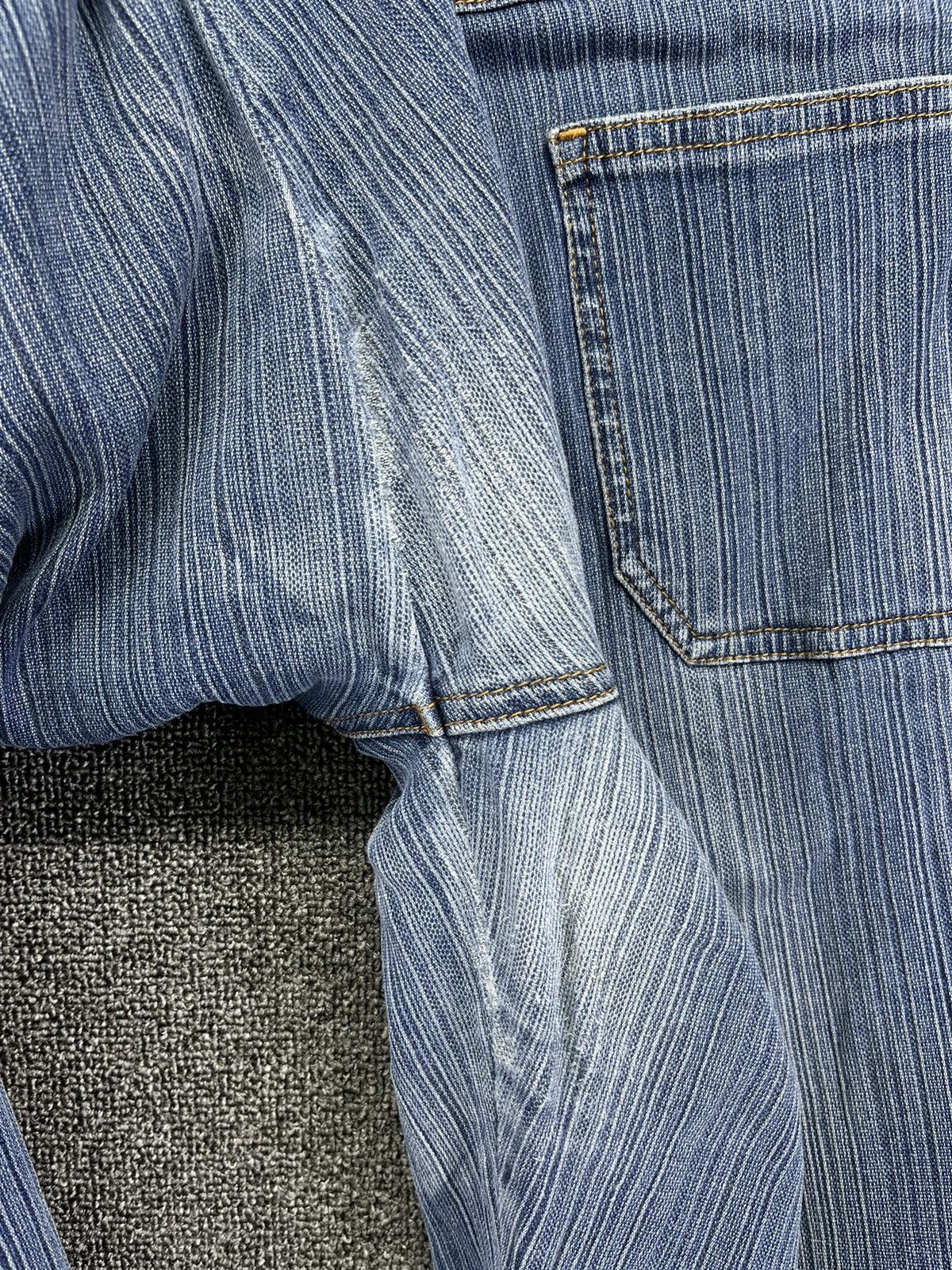 Japanese Brand Vintage Jouer aux eches Flare Bootcut Jeans Denim Pants Size 34" / US 12 / IT 48 - 11 Thumbnail