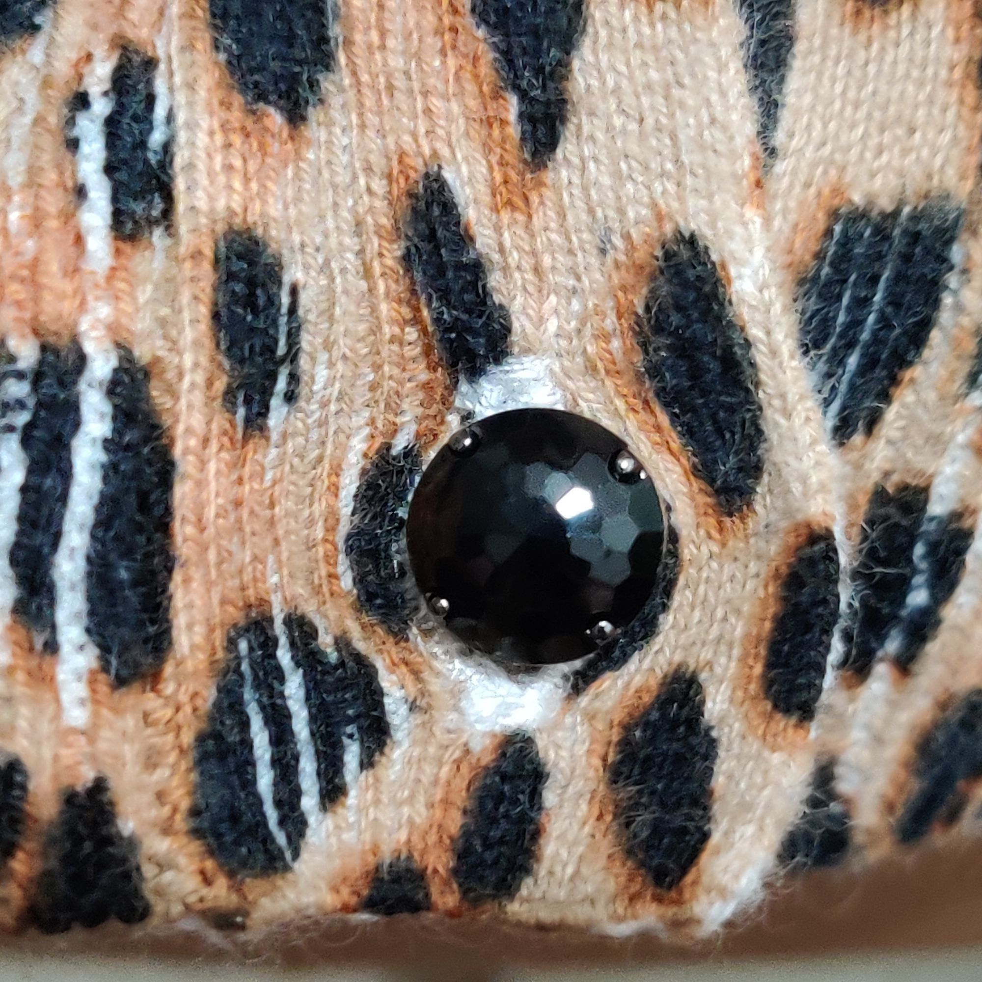 Other New York Company L Leopard Print Button Front V Neck Long Sl Size L / US 10 / IT 46 - 6 Thumbnail